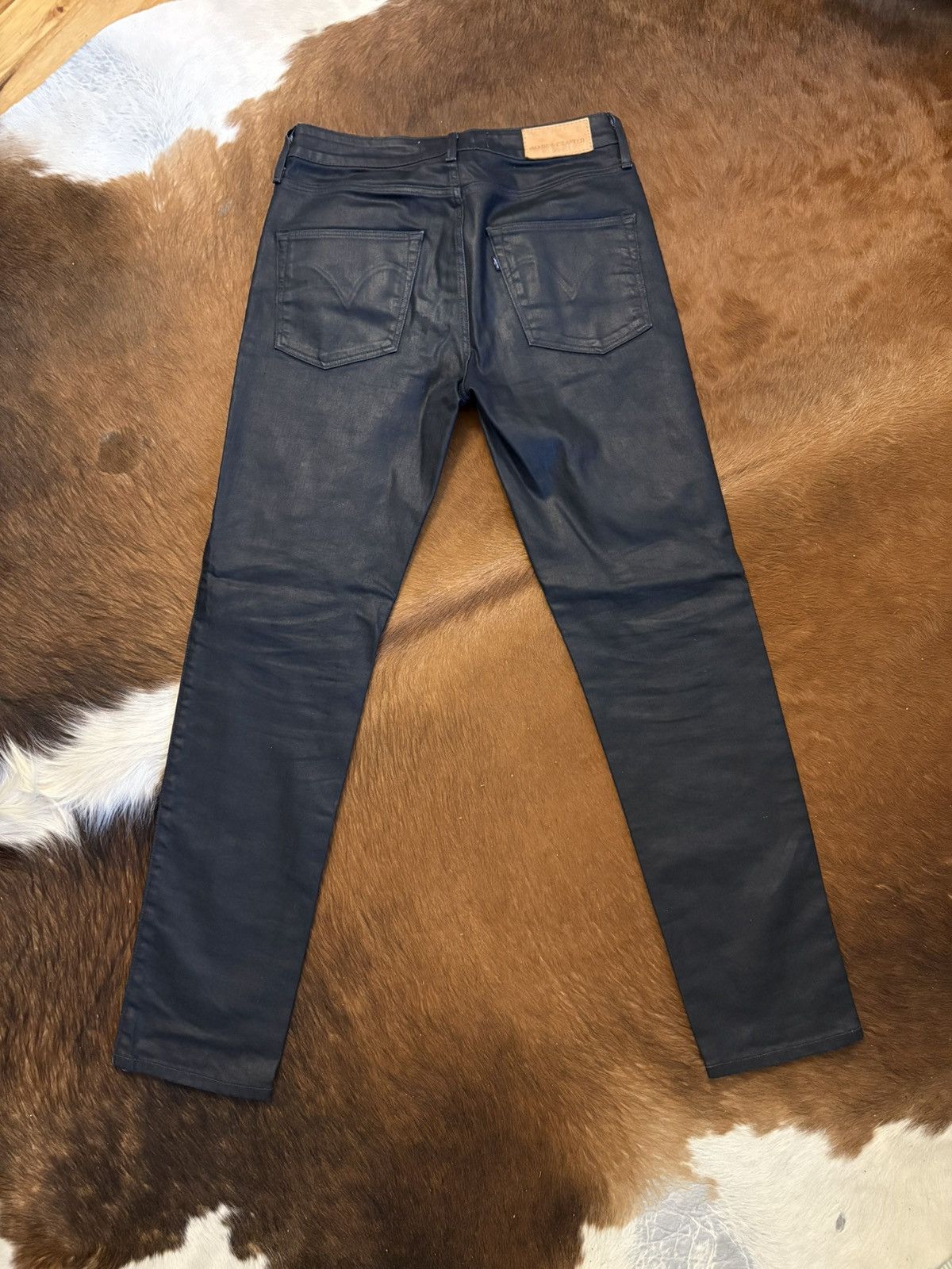 Levi's Levi’s Waxed Jeans Size US 28 / EU 44 - 2 Thumbnail