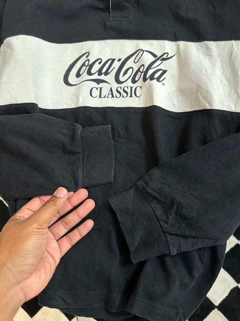 Coca Cola × GU GU COCA COLA RUGBY SHIRT Size US L / EU 52-54 / 3 - 6 Thumbnail