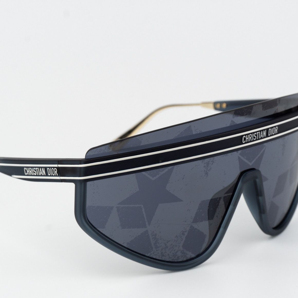 Dior Dior Women Sunglasses Matte Navy Blue Silver M2U 31B7 NEW Size ONE SIZE - 8 Thumbnail