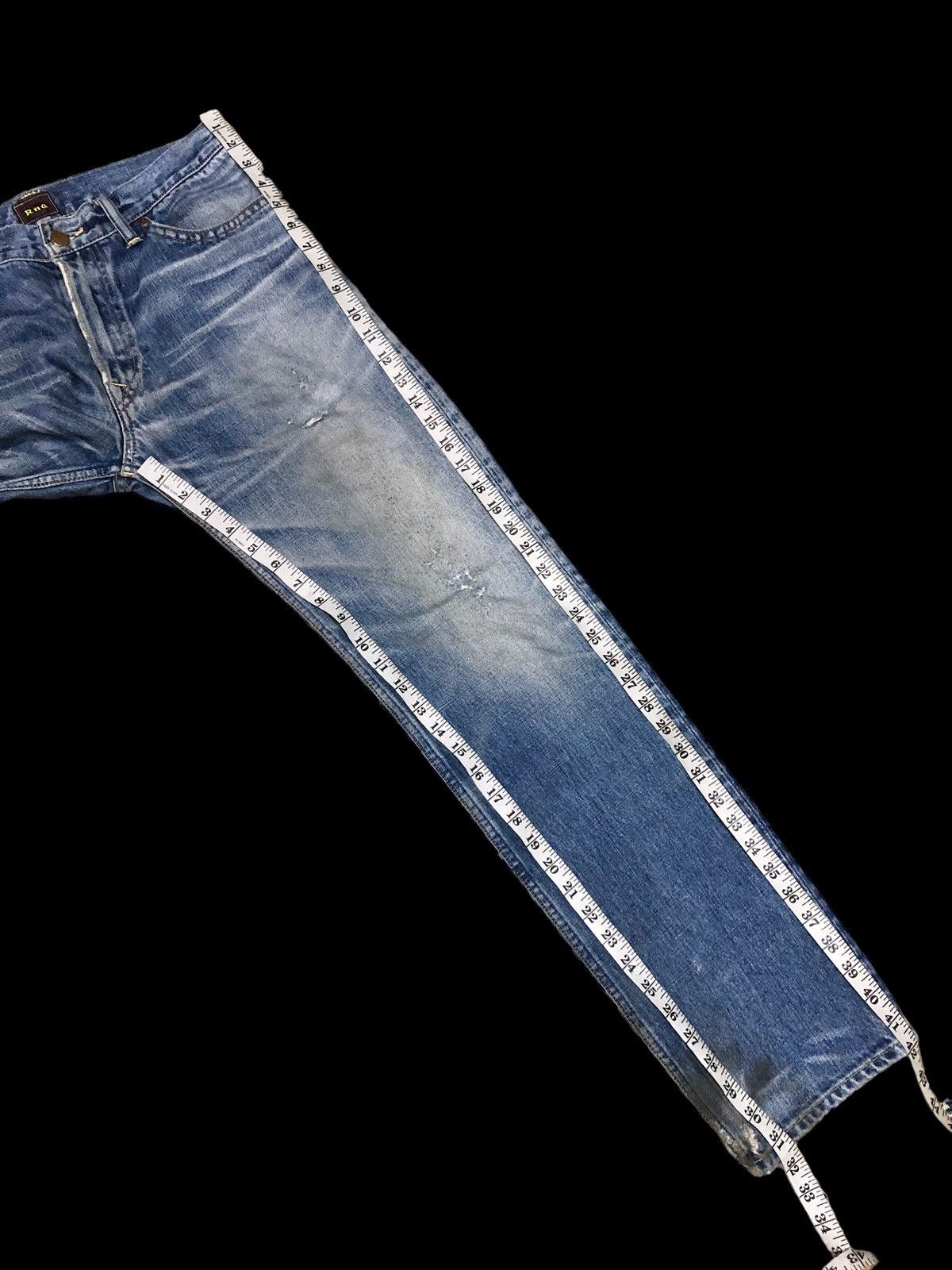 Japanese Brand STEAL‼️‼️RNA SYNDROME DISTRESSED DENIM Size US 31 - 10 Thumbnail