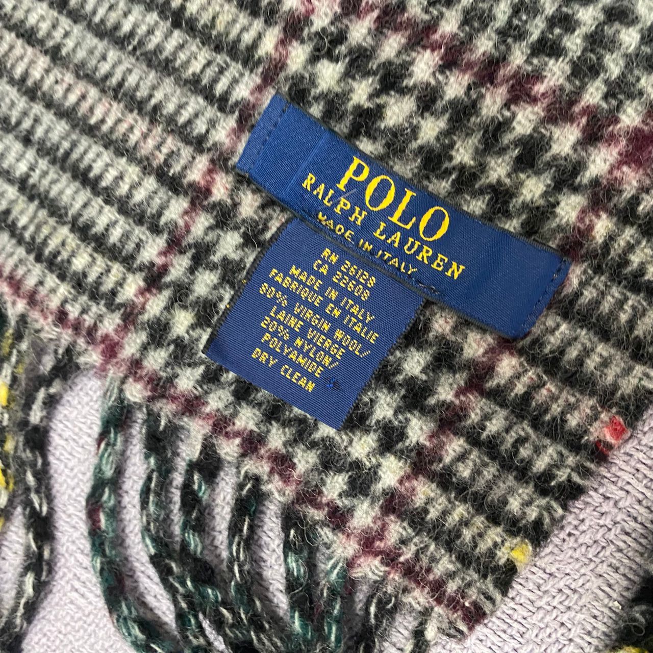 Polo Ralph Lauren Vintage Polo Ralph Lauren Made in Italy Scarf Size ONE SIZE - 9 Thumbnail