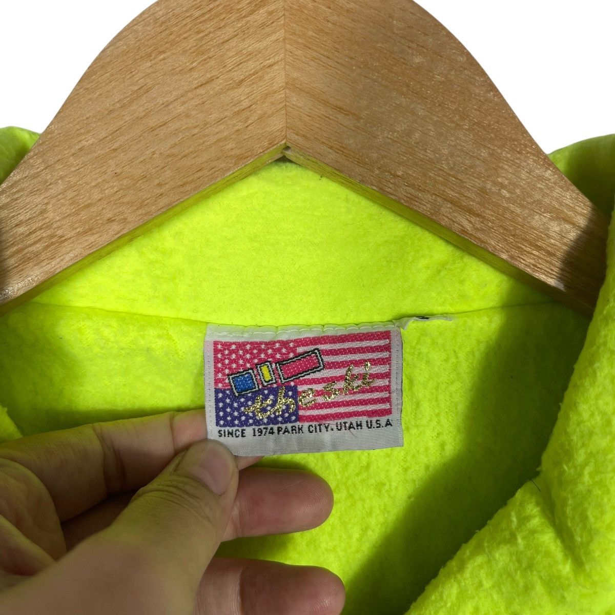 Coach Vintage The Ski USA Coach Jacket Fleece Lined Blue Neon Size US XL / EU 56 / 4 - 3 Thumbnail