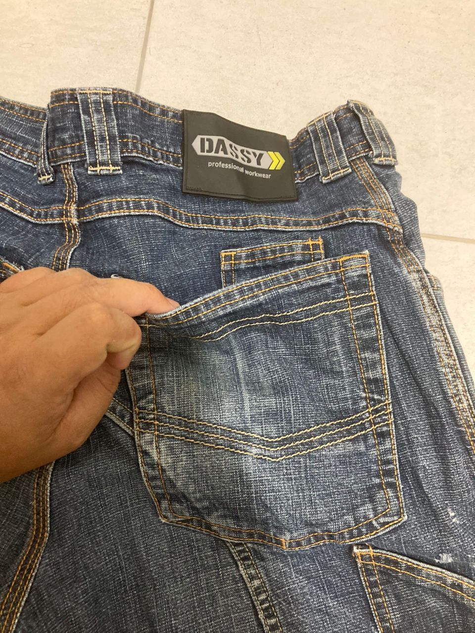 Hysteric Glamour Vintage Japanese Brand Dassy Cargo Jeans Size US 33 - 12 Thumbnail
