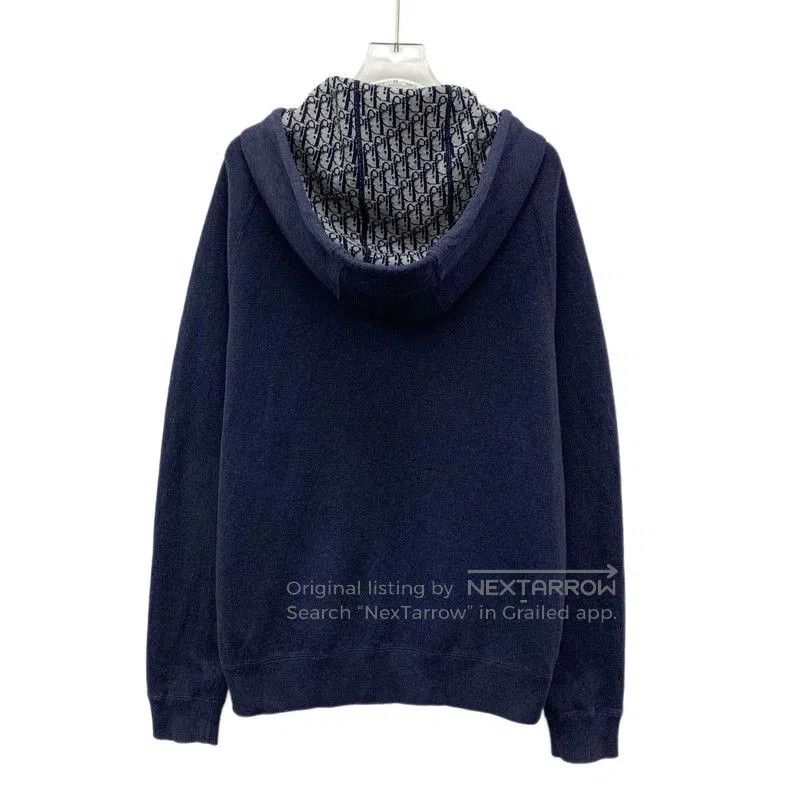 Dior Dior Blue Logo Hoodie Sweatshirt Jacket. Size US M / EU 48-50 / 2 - 2 Thumbnail