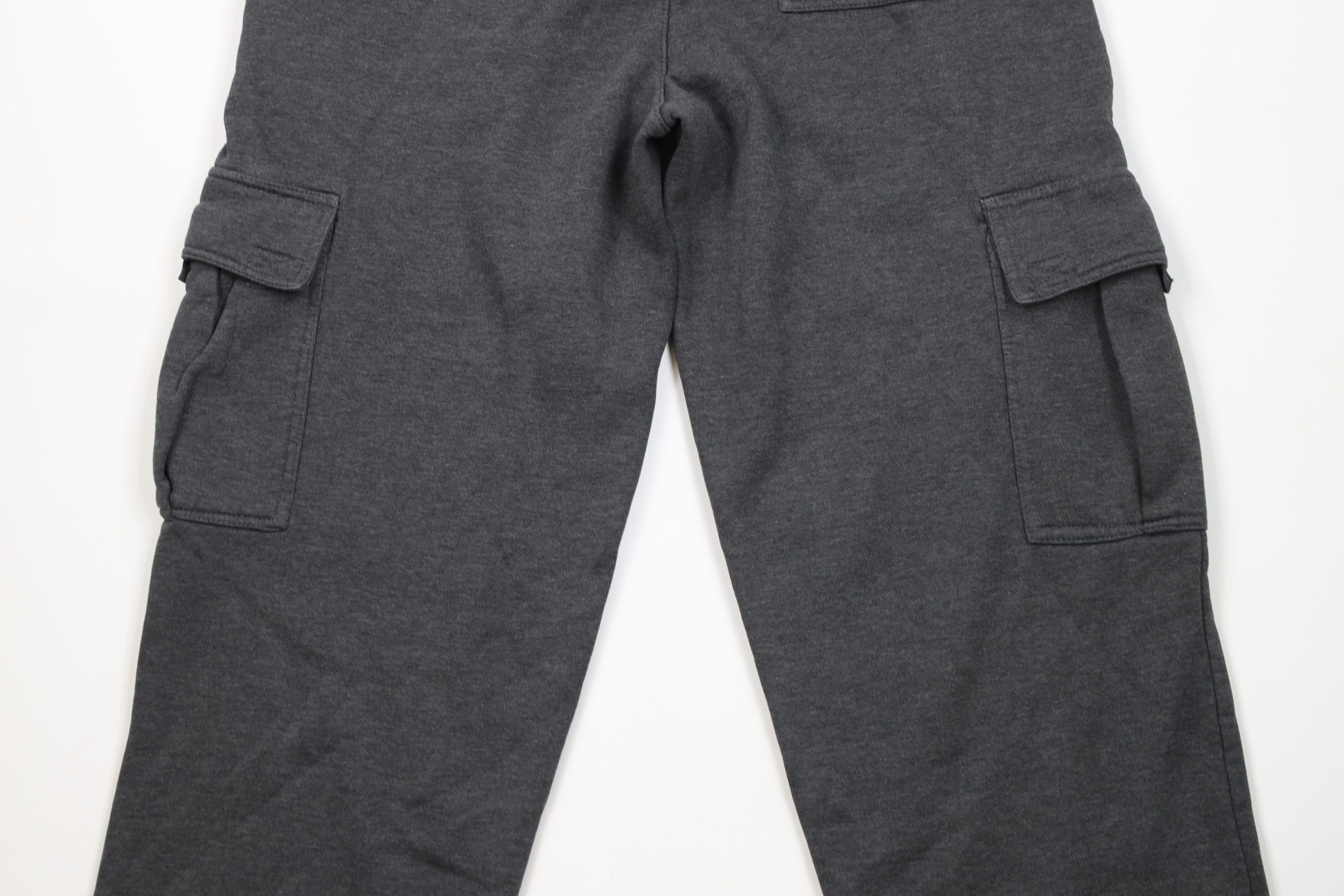 Vintage Vintage 90s Y2K Streetwear Heavyweight Leg Cargo Sweatpants Size US 36 / EU 52 - 11 Thumbnail