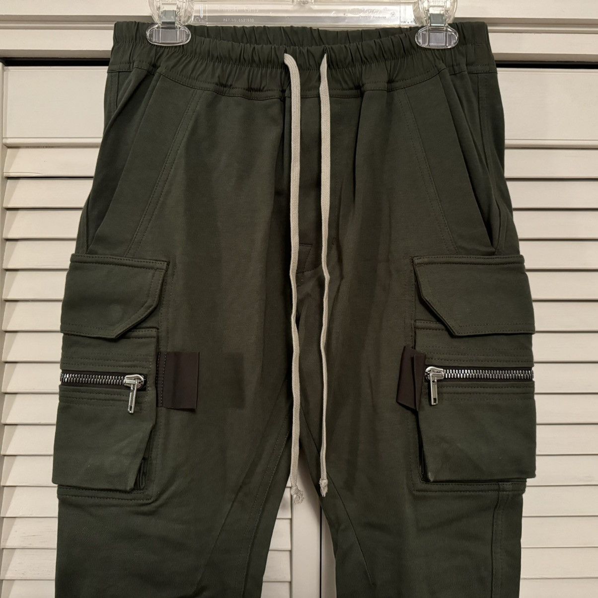 Rick Owens Rick Owens Green Mastodon Cargo Jogger Gethsemane FW21 Size US 34 / EU 50 - 5 Thumbnail