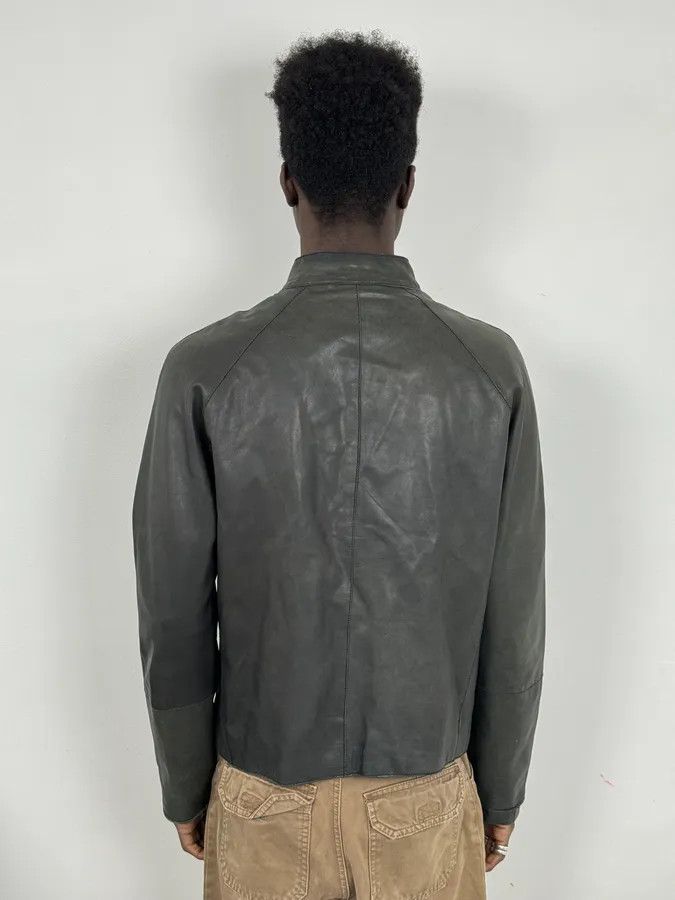Emporio Armani AW2006 Emporio Armani Biker Eroded Leather Jacket Size US S / EU 44-46 / 1 - 3 Thumbnail