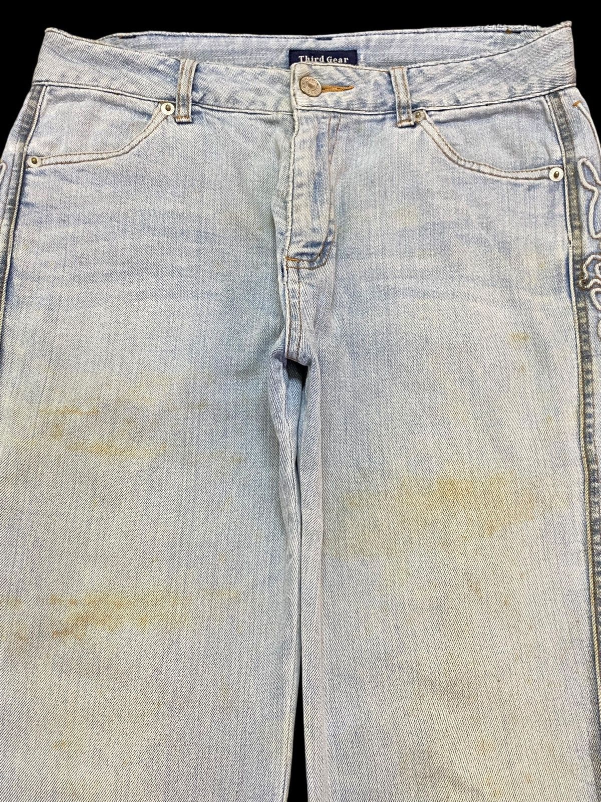 Japanese Brand Vintage Japanese Brands Faded Wash Flare Soft Jeans Size US 29 - 4 Thumbnail
