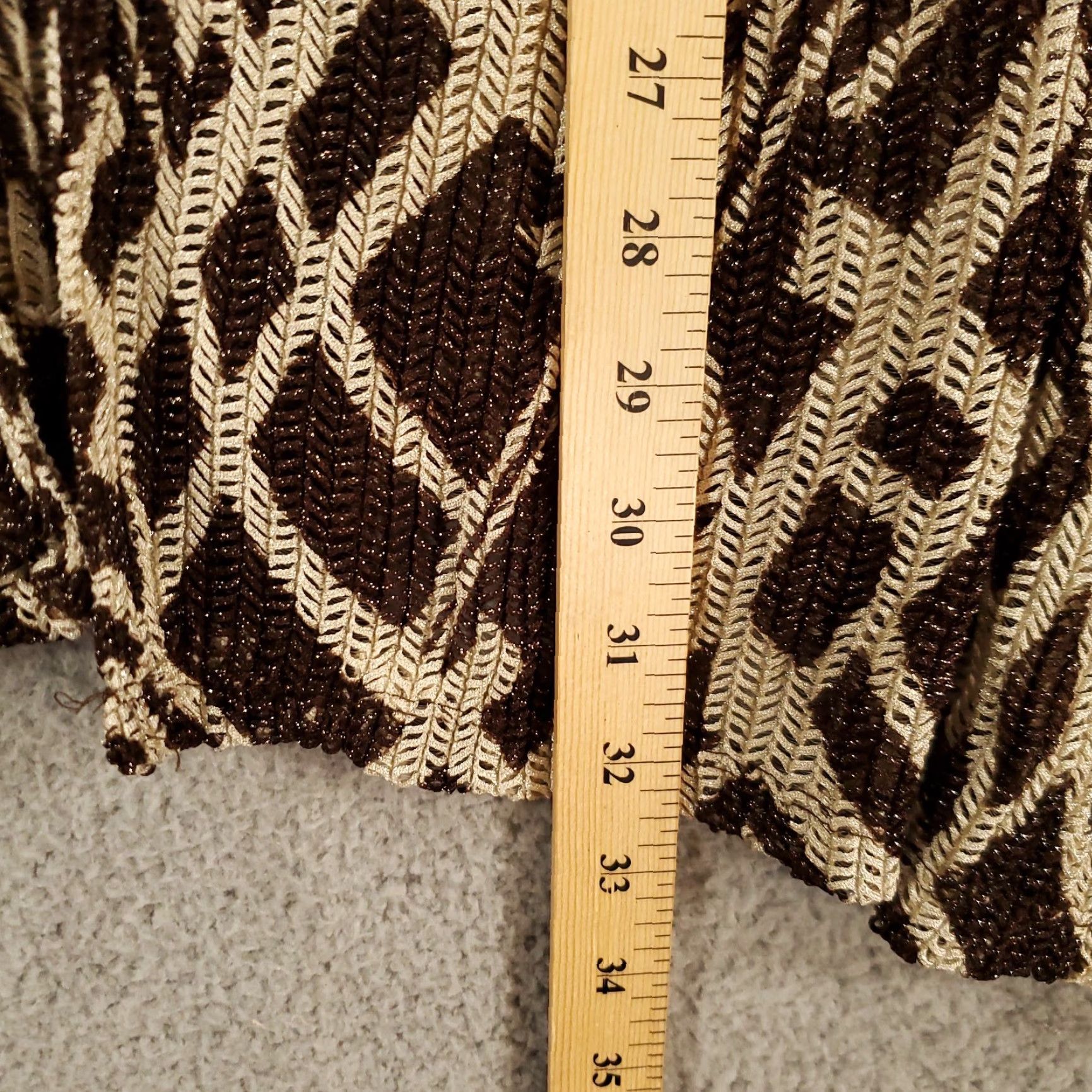 Vintage Maggie Barnes Cardigan Womens 3X Open Knit Front Lightweight 26 28 Flowy Nylon Size XXL / US 16-18 / IT 52-54 - 3 Thumbnail