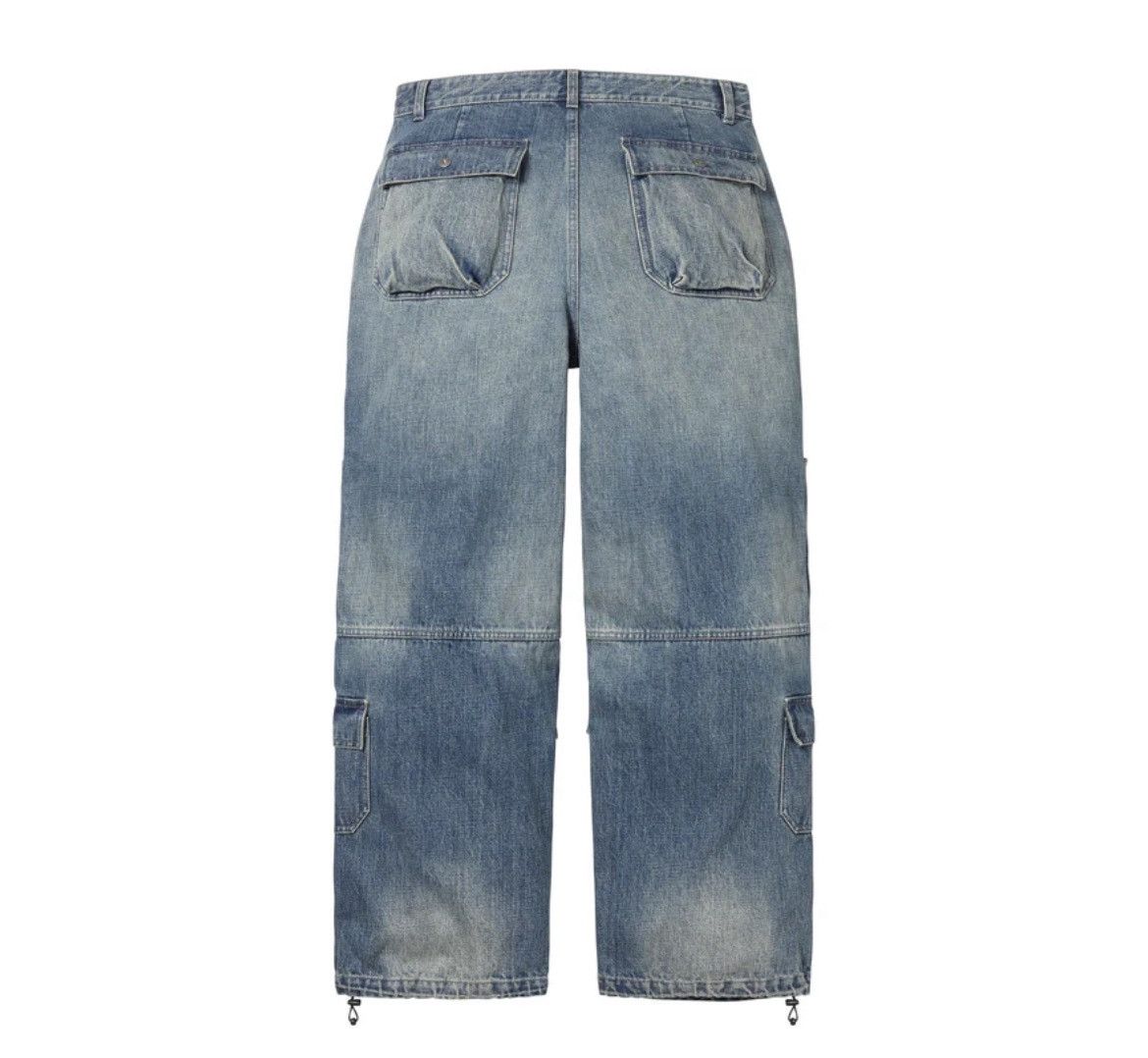 Supreme × Yohji Yamamoto Supreme Yohji Yamamoto Denim Utility Pant Size US 30 / EU 46 - 2 Thumbnail