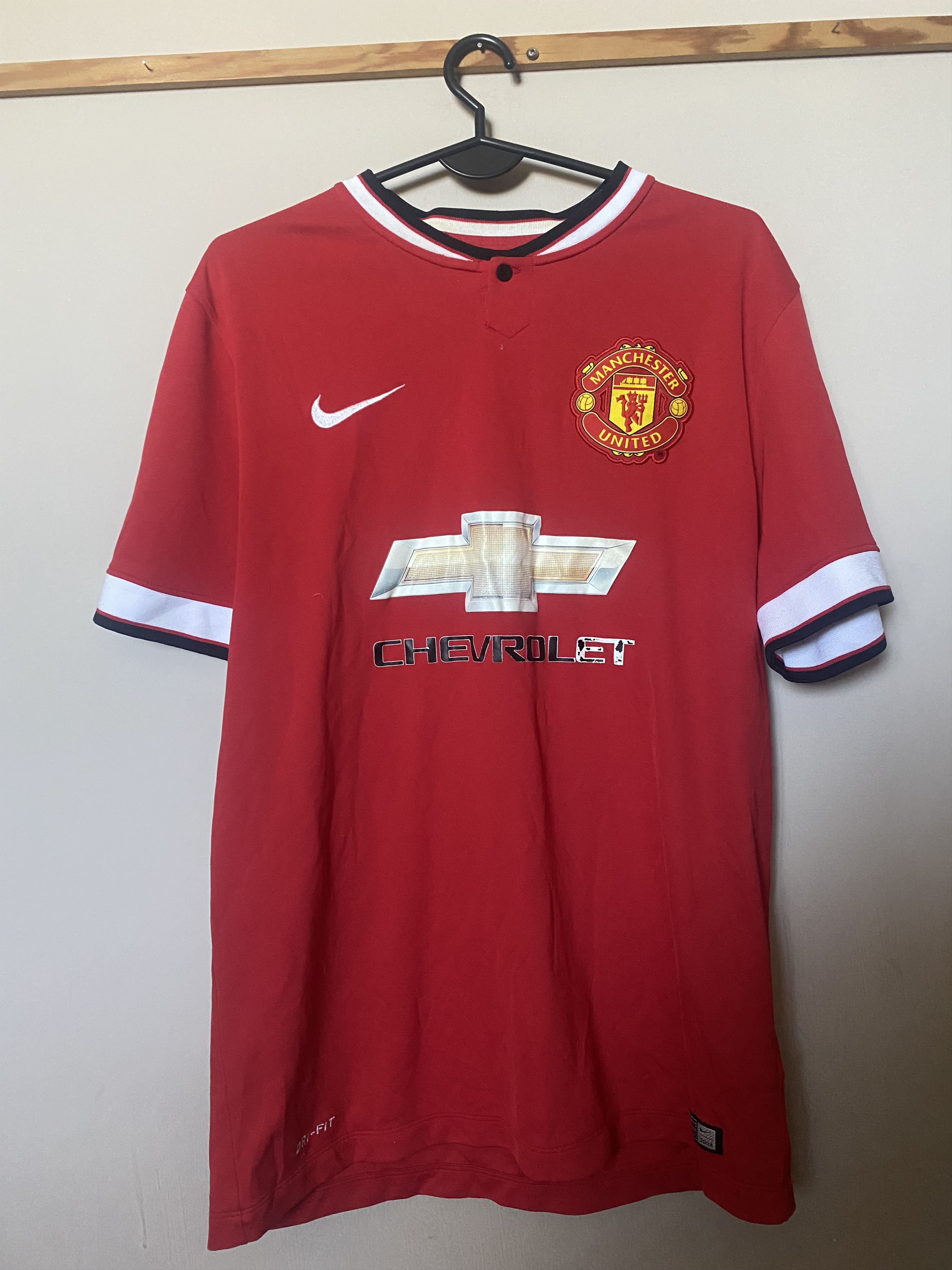 Nike Soccer Jersey MANCHESTER UNITED FC 2014 - 2015 - Nike - L Size US L / EU 52-54 / 3 - 1 Thumbnail