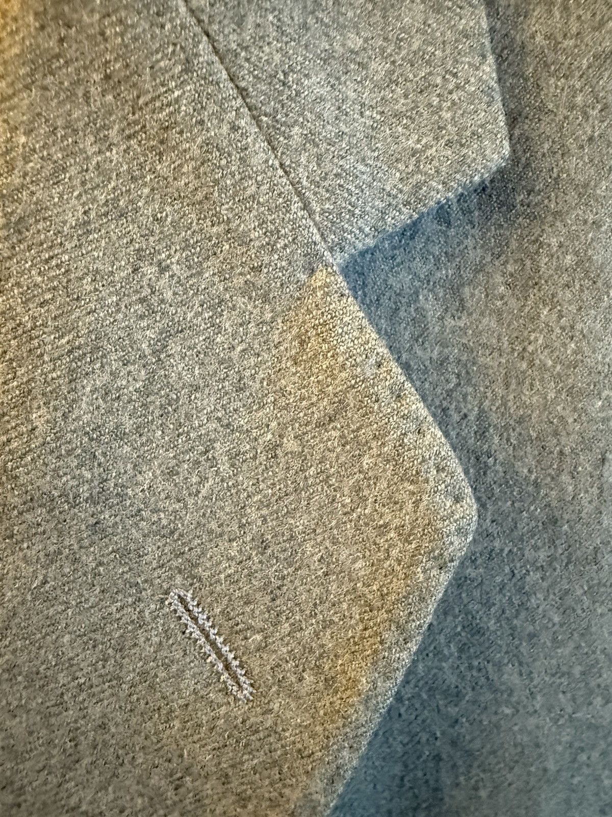 Dior Dior Vintage Thick Grey Wool Suit Size 50R - 4 Thumbnail