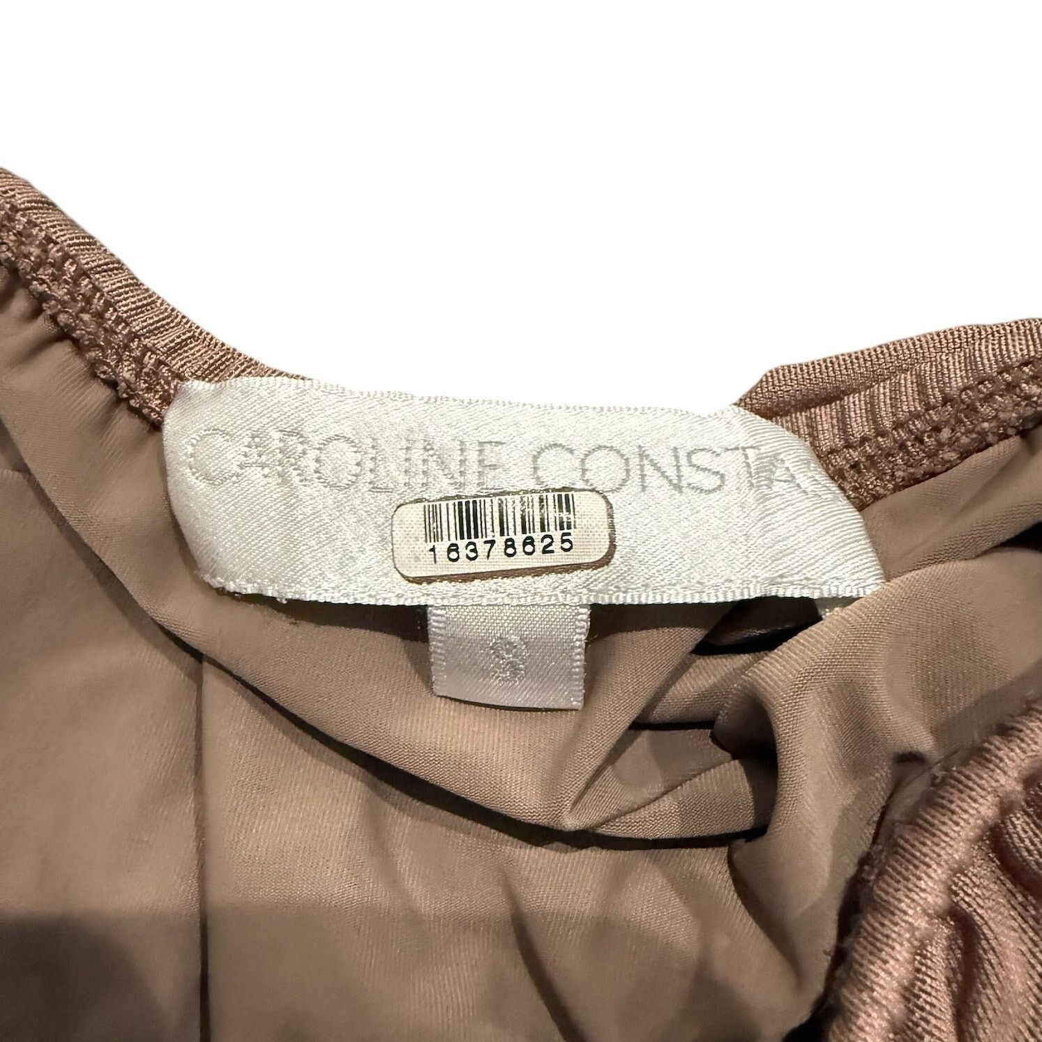 CAROLINE CONSTAS Caroline Constas Strapless Tara Dress in Brown, Size S Size S / US 4 / IT 40 - 6 Thumbnail
