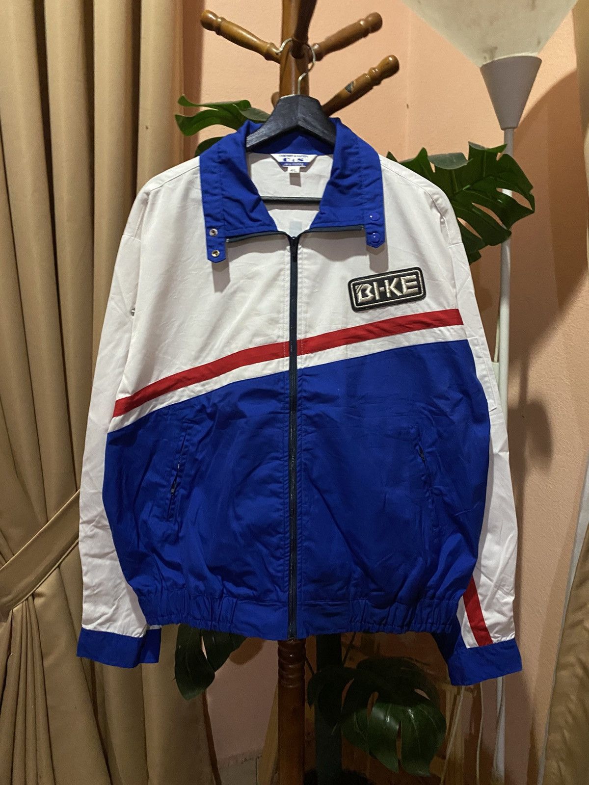 BKE Vintage BI-KE System Service Jacket Blue White Red Size US XXL / EU 58 / 5 - 3 Thumbnail