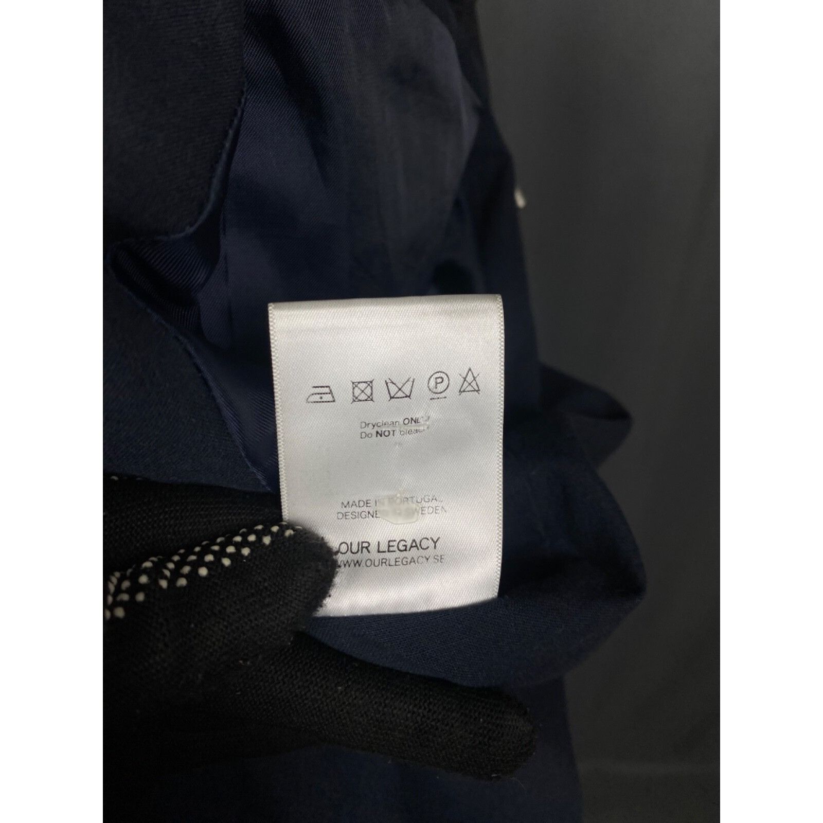Our Legacy Our Legacy "Midnight Shimmer" Dark Blue Hooded Waterproof Pa Size US S / EU 44-46 / 1 - 5 Thumbnail