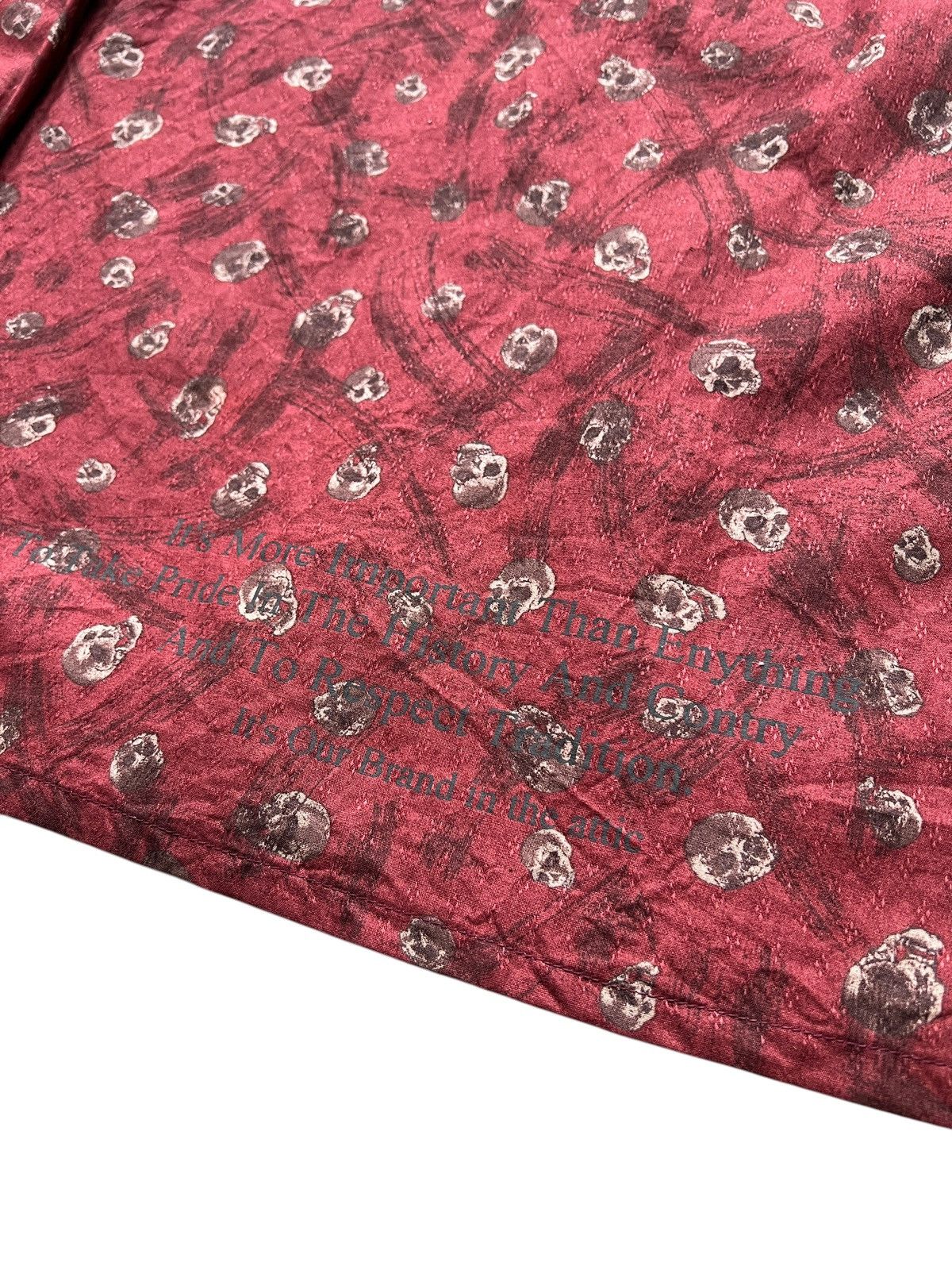 In The Attic × Japanese Brand × Seditionaries In The Attic Poem Skull All-over Print Button Up Shirt Size US L / EU 52-54 / 3 - 9 Thumbnail