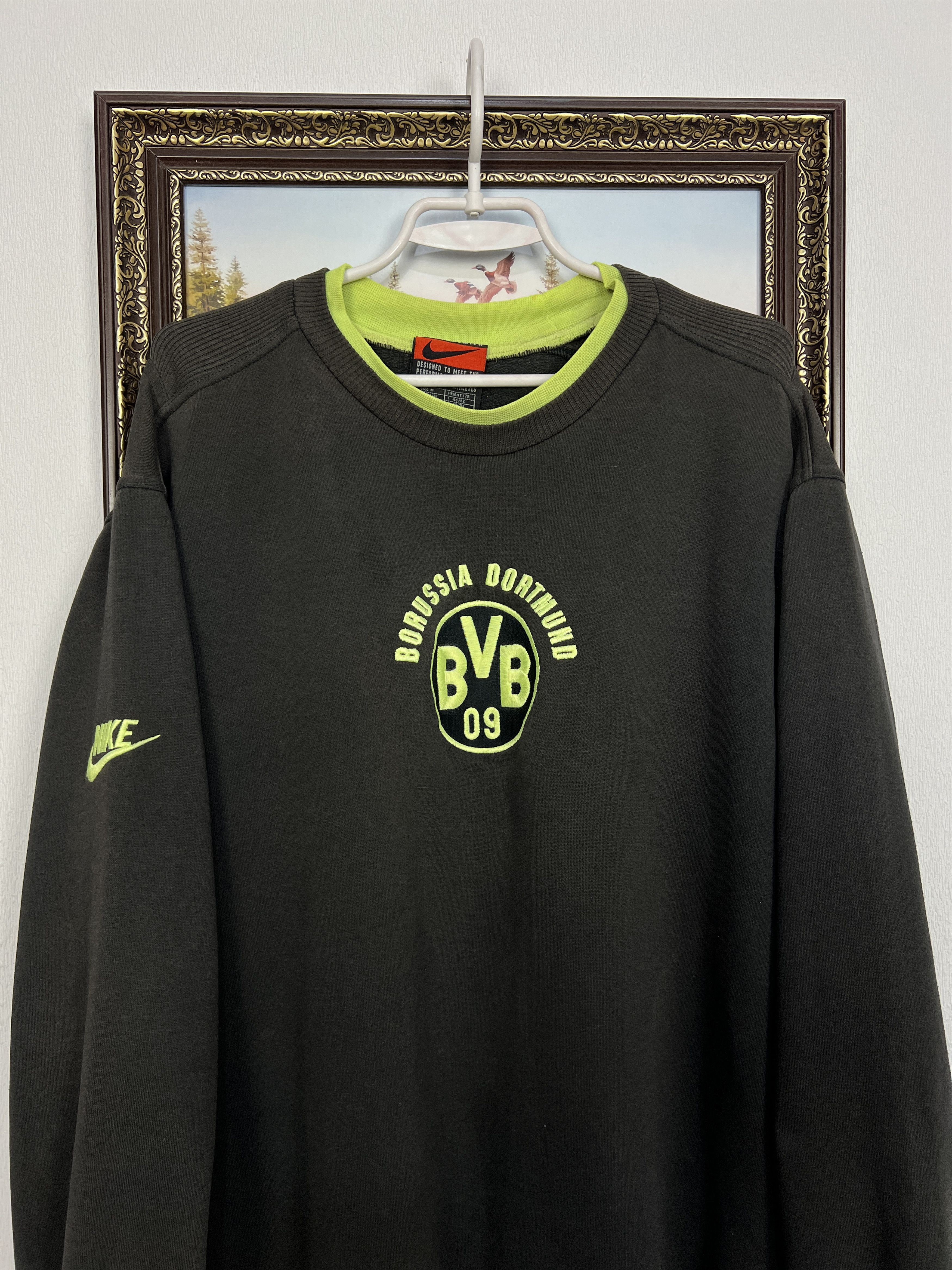 Nike Borussia Dortmund Football Sweatshirt Track Top Crewneck Size US M / EU 48-50 / 2 - 2 Thumbnail