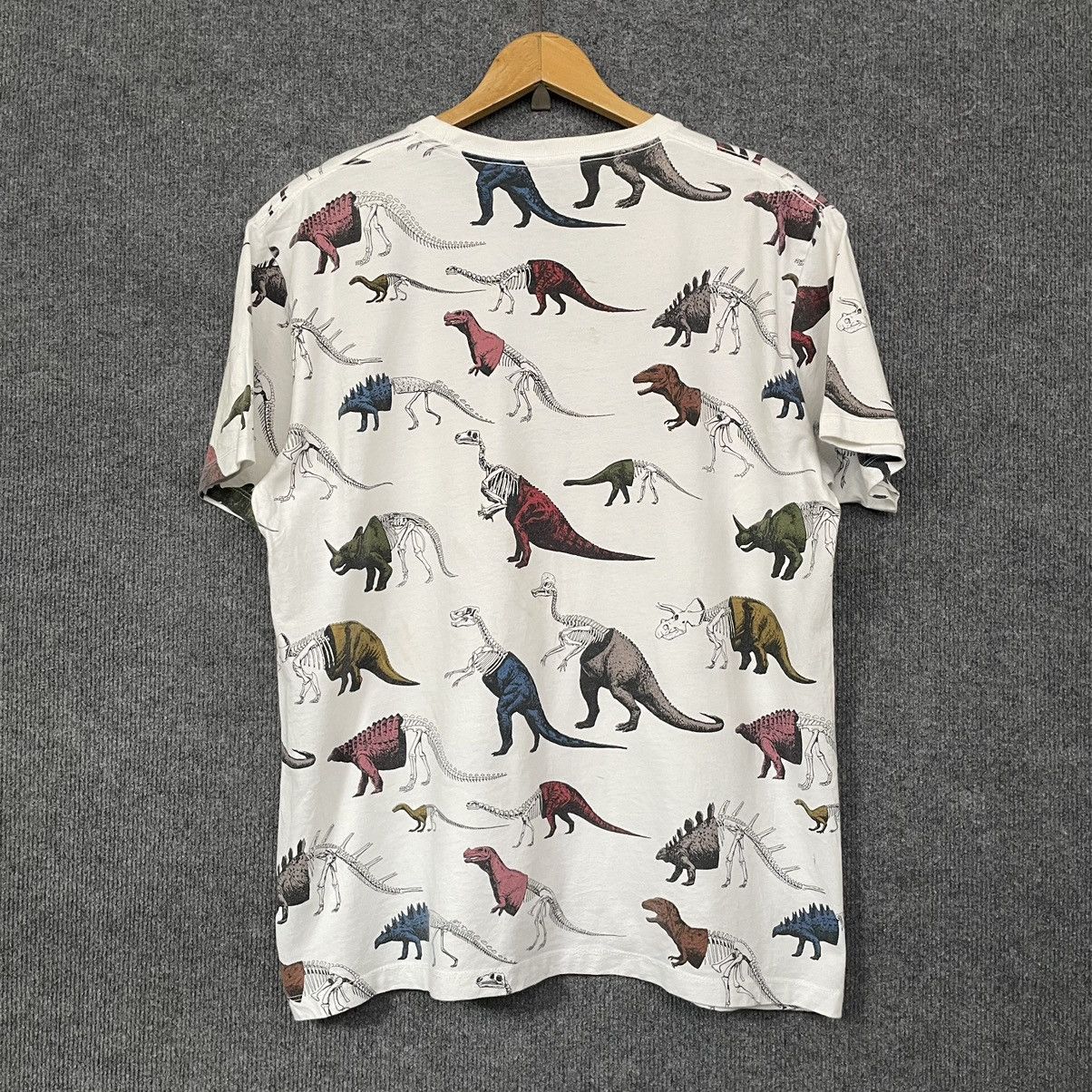 Beauty Beast Dinosaur All Over Print Art T Shirt Size US L / EU 52-54 / 3 - 4 Thumbnail