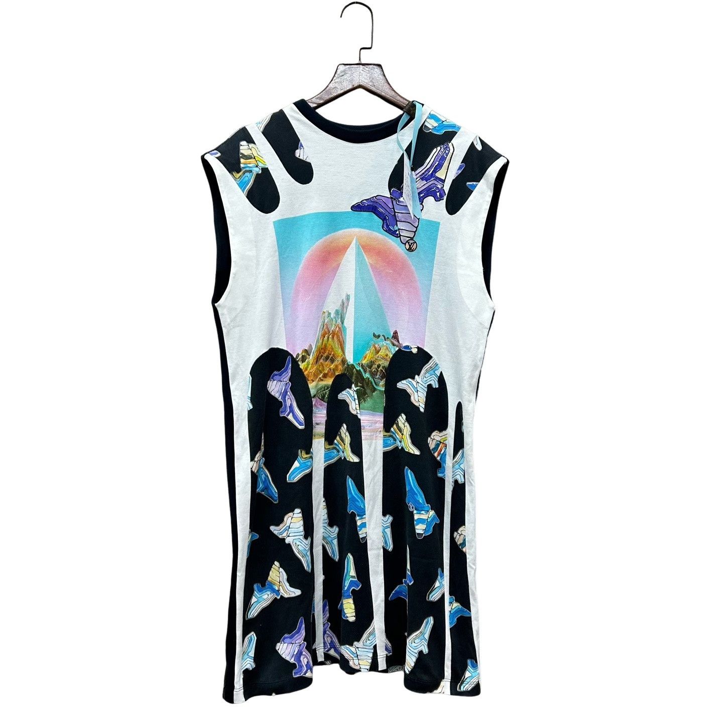 Louis Vuitton Louis Vuitton Artistic Patchwork Sleeveless Dress Size S Size S / US 4 / IT 40 - 1 Thumbnail