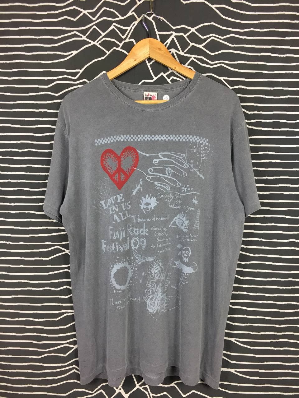 Band Tees Vtg Fuji Rock Festival 2009 Love In Us All Tee Size US XL / EU 56 / 4 - 2 Thumbnail