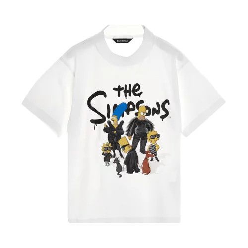 image of Balenciaga O1S1Rm0224 T-Shirt In White, Women's (Size Large)