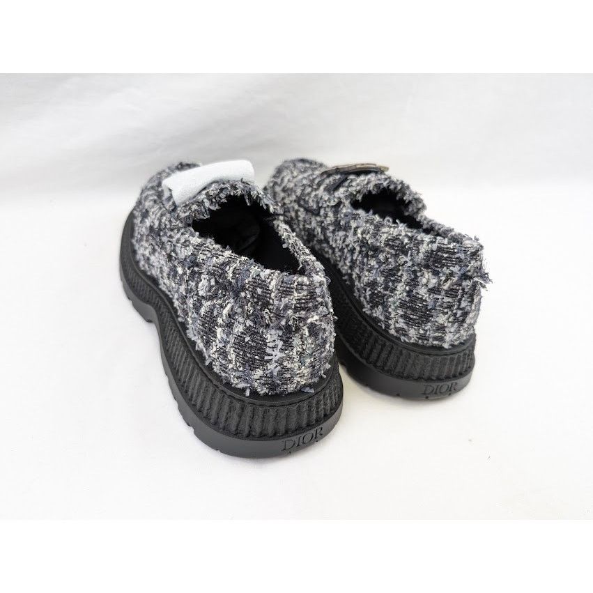 Dior o1rshd1 Buffalo Loafers Fabric in Navy Blue Size US 9 / EU 42 - 19 Thumbnail