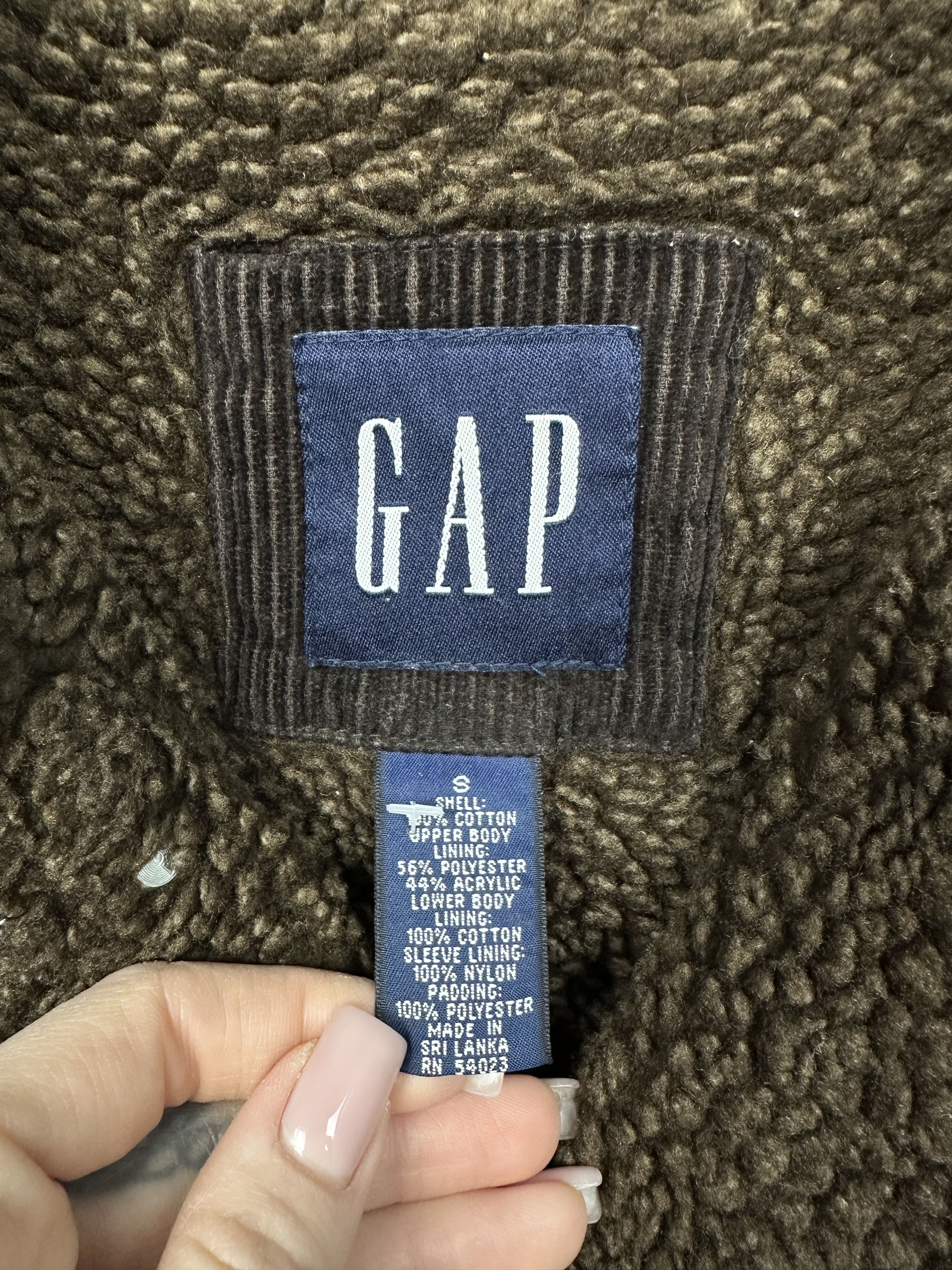 Gap Gap Vintage Mens Corduroy Sherpa Jacket Size US S / EU 44-46 / 1 - 3 Thumbnail