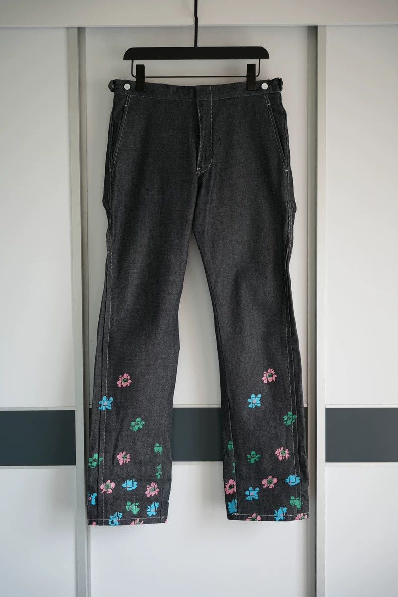 Comme des Garcons Comme des Garcons size m 02 SS flowered jeans 2503-Nextarr Size US 30 / EU 46 - 1 Thumbnail