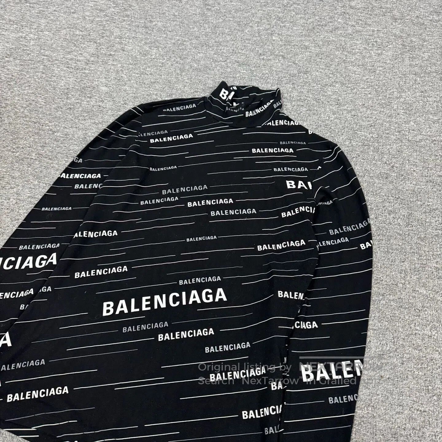 Balenciaga balenciaga black logo knit top size M. Size US M / EU 48-50 / 2 - 4 Thumbnail