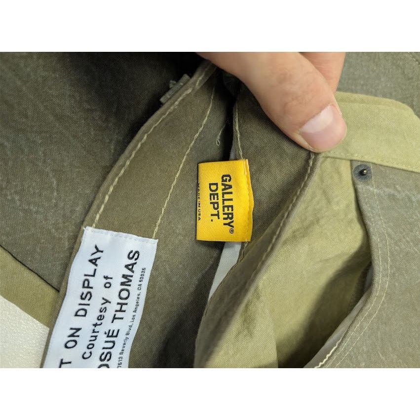 Gallery Dept. o1rshd1 Ventura Straight-Leg Denim Jeans in Army Size US 36 / EU 52 - 19 Thumbnail
