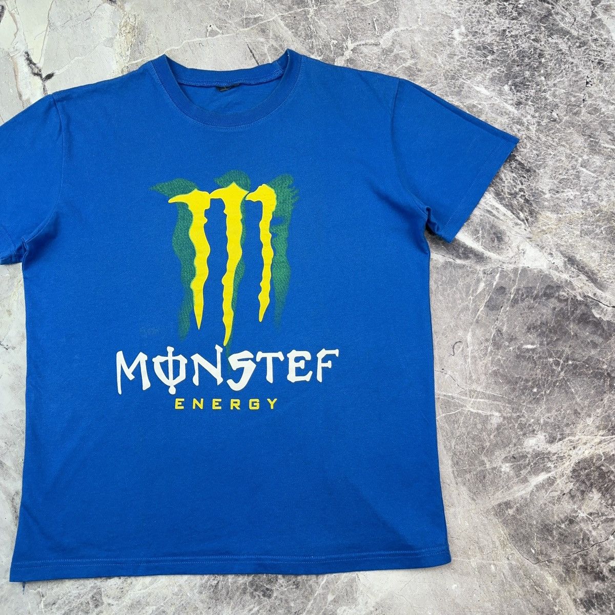 Red Bull × Vintage Vintage Monster Energy T shirt Racing Moto Blue M Size US L / EU 52-54 / 3 - 8 Thumbnail