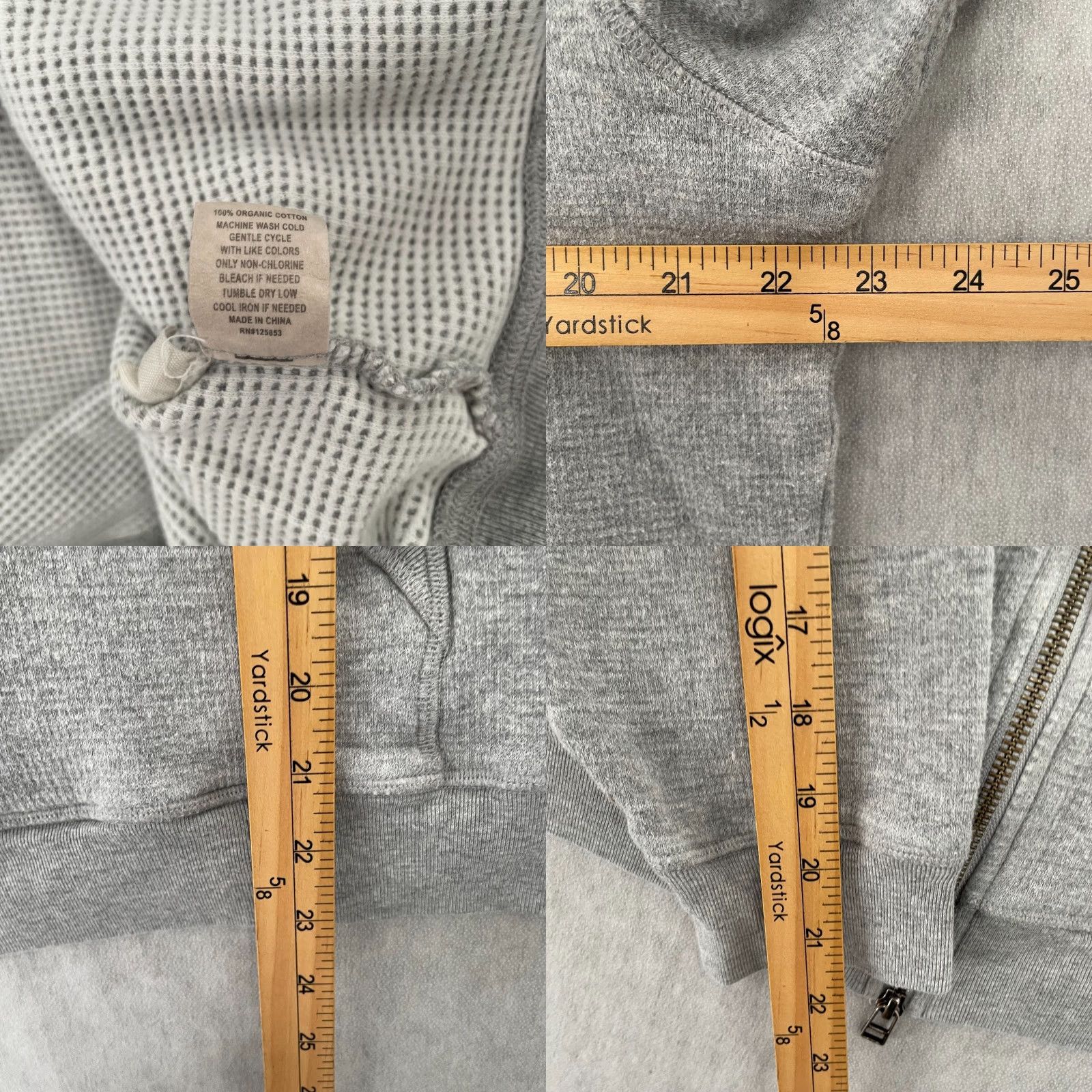Taylor Stitch Taylor Stitch Sweater Adult 44 Gray The Apres Hoodie Full Zip Pockets Cotton Men Size US XXL / EU 58 / 5 - 8 Thumbnail