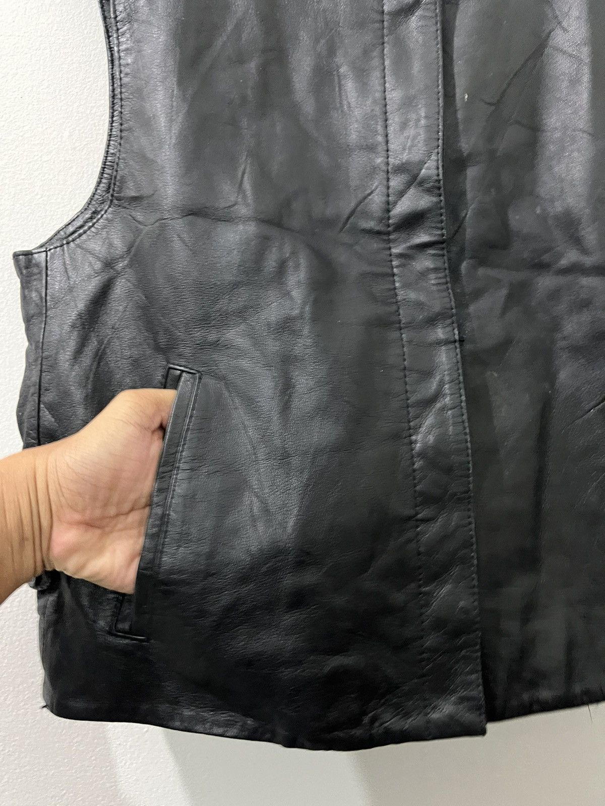 Harve Benard Harve’ Benard by Benard Holtzman Genuine Leather Vests Size M / US 6-8 / IT 42-44 - 5 Thumbnail