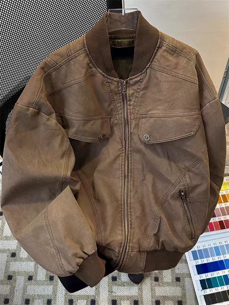 Japanese Brand × Vintage Casual Loose Baseball Jacket Coat Size US L / EU 52-54 / 3 - 2 Thumbnail