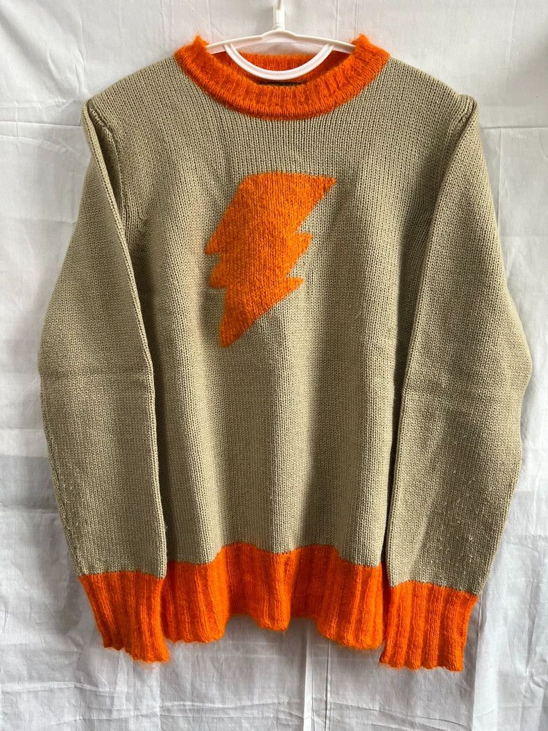 Walter Van Beirendonck walter van beirendonck 90s Lightning Horsehair Sweater Size US M / EU 48-50 / 2 - 1 Thumbnail