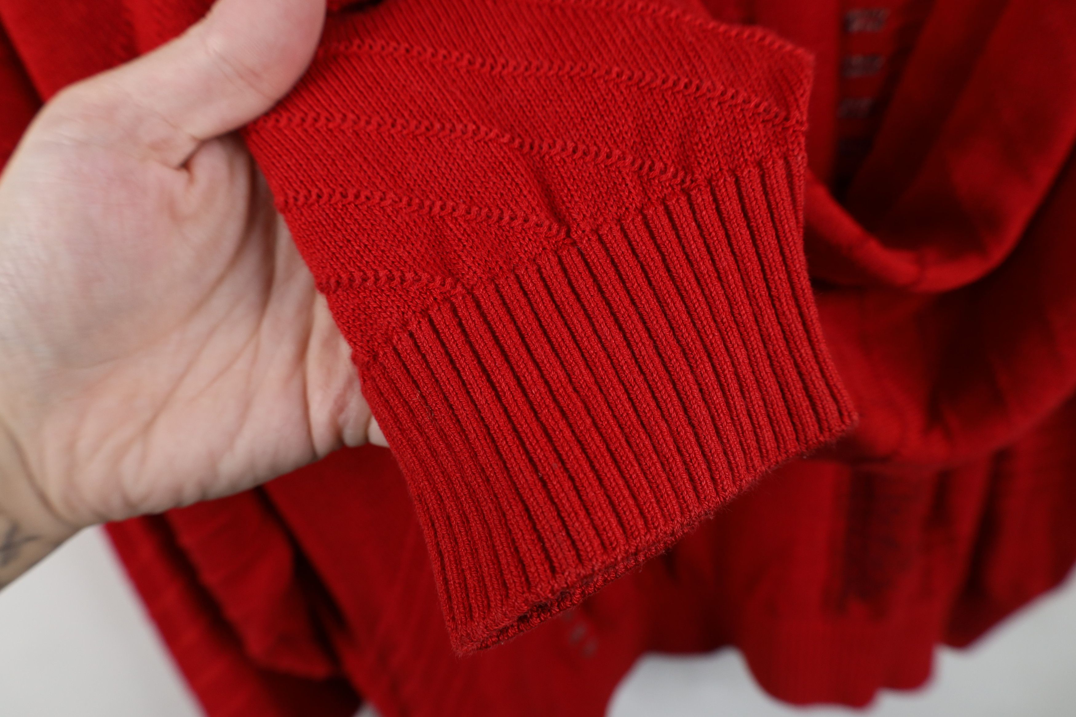 St. Croix Vintage 90s St Croix Knits Ribbed Knit Crewneck Sweater Red Size US XL / EU 56 / 4 - 8 Thumbnail
