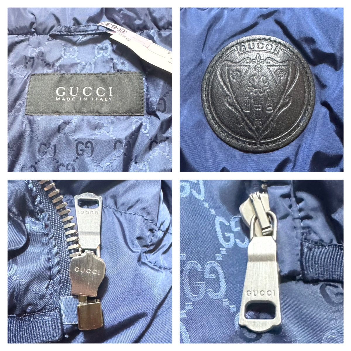Gucci Authentic Gucci Down Vest Leather Patch GG Monogram Jacket Size US S / EU 44-46 / 1 - 3 Thumbnail