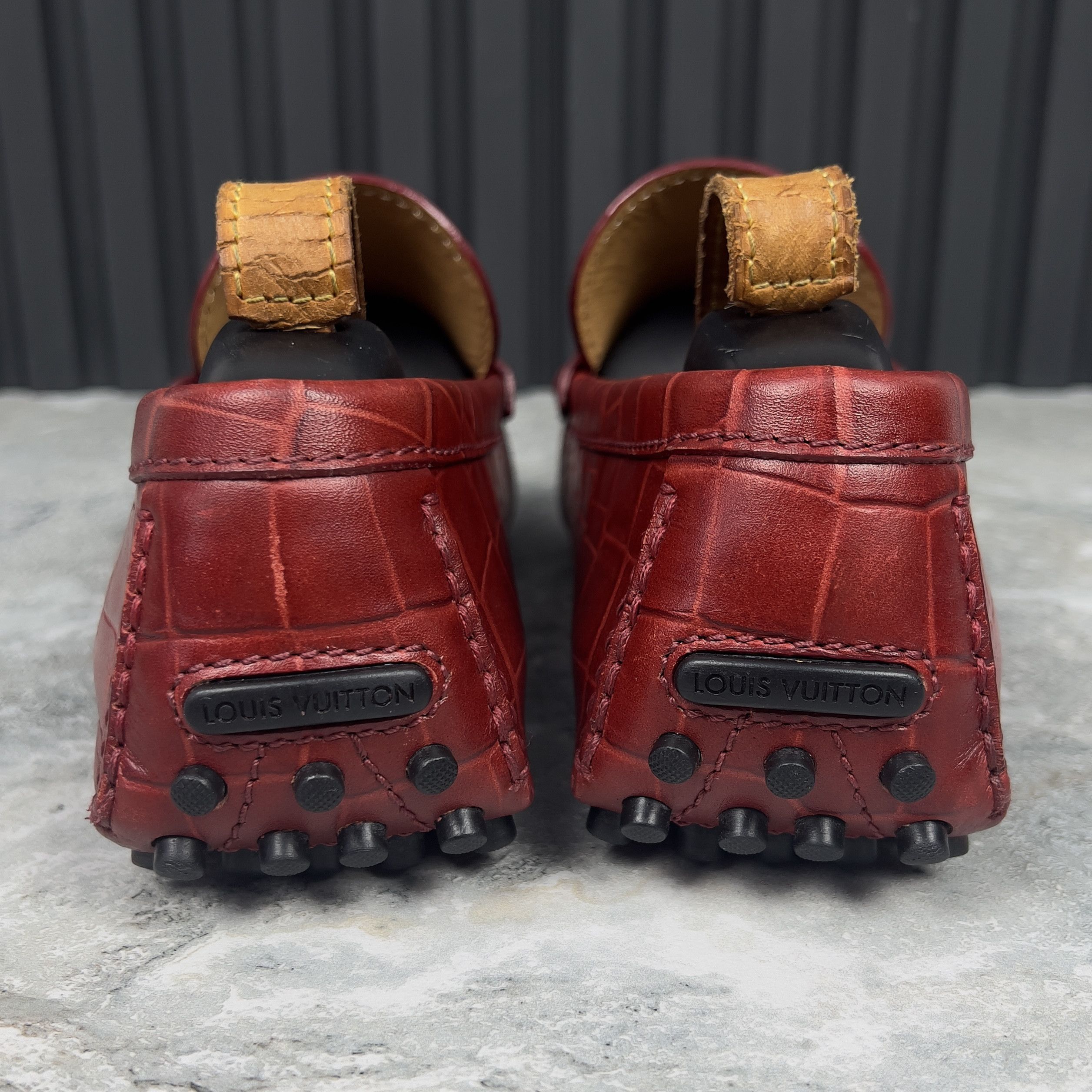 Louis Vuitton Louis Vuitton Hockenheim Moccasin Croco Embossed Leather Size US 9.5 / EU 42-43 - 9 Thumbnail
