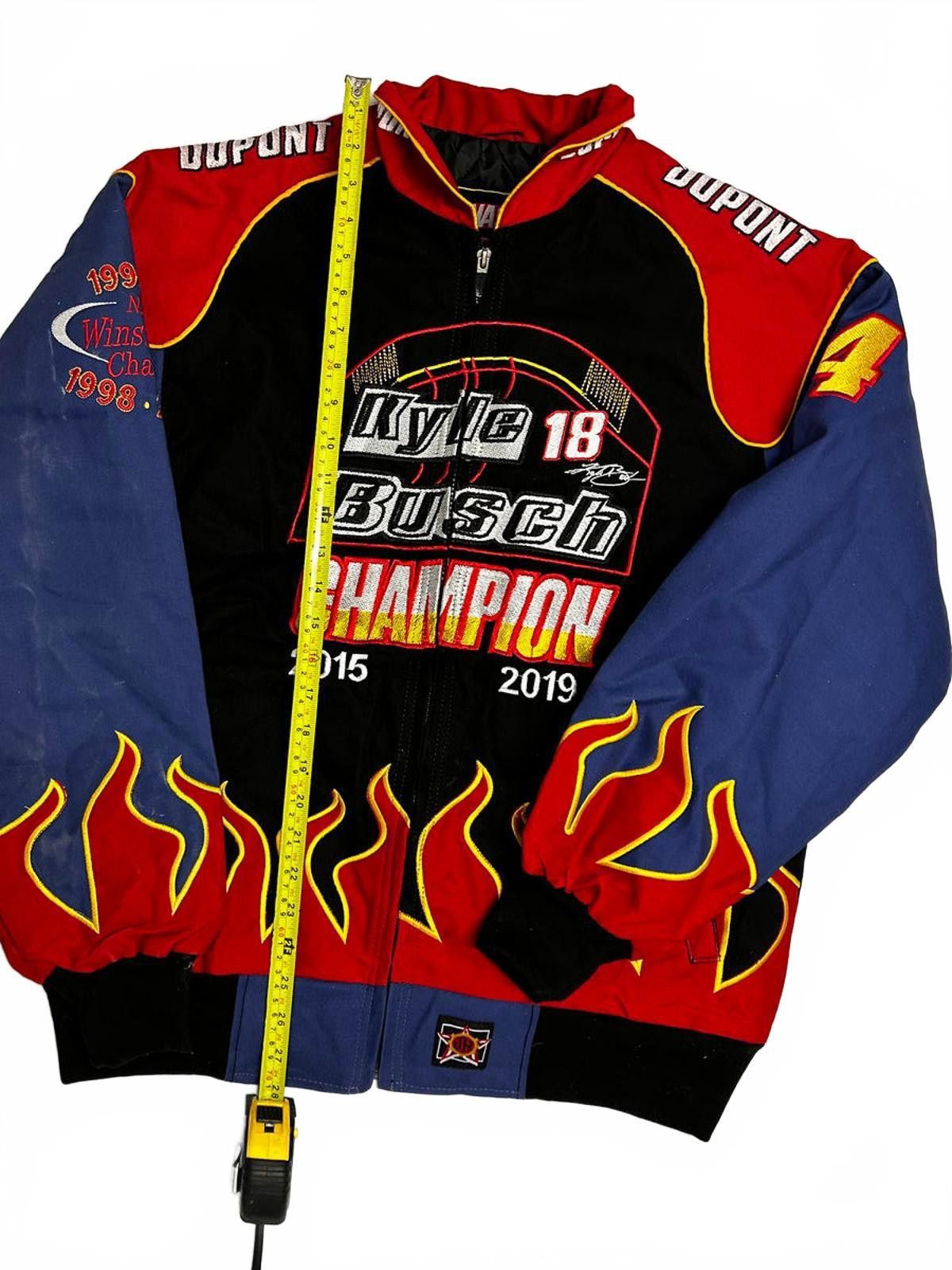 NASCAR Vintage Kyle Busch Champion Racing Jacket Large Size US L / EU 52-54 / 3 - 5 Thumbnail