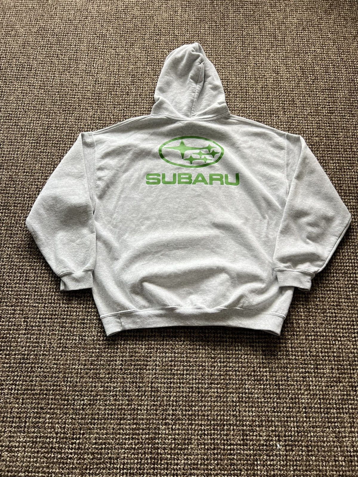 Vintage Vintage Subaru Racing Men's Oversized Rare Gray Hoodie XL Size US XL / EU 56 / 4 - 3 Thumbnail