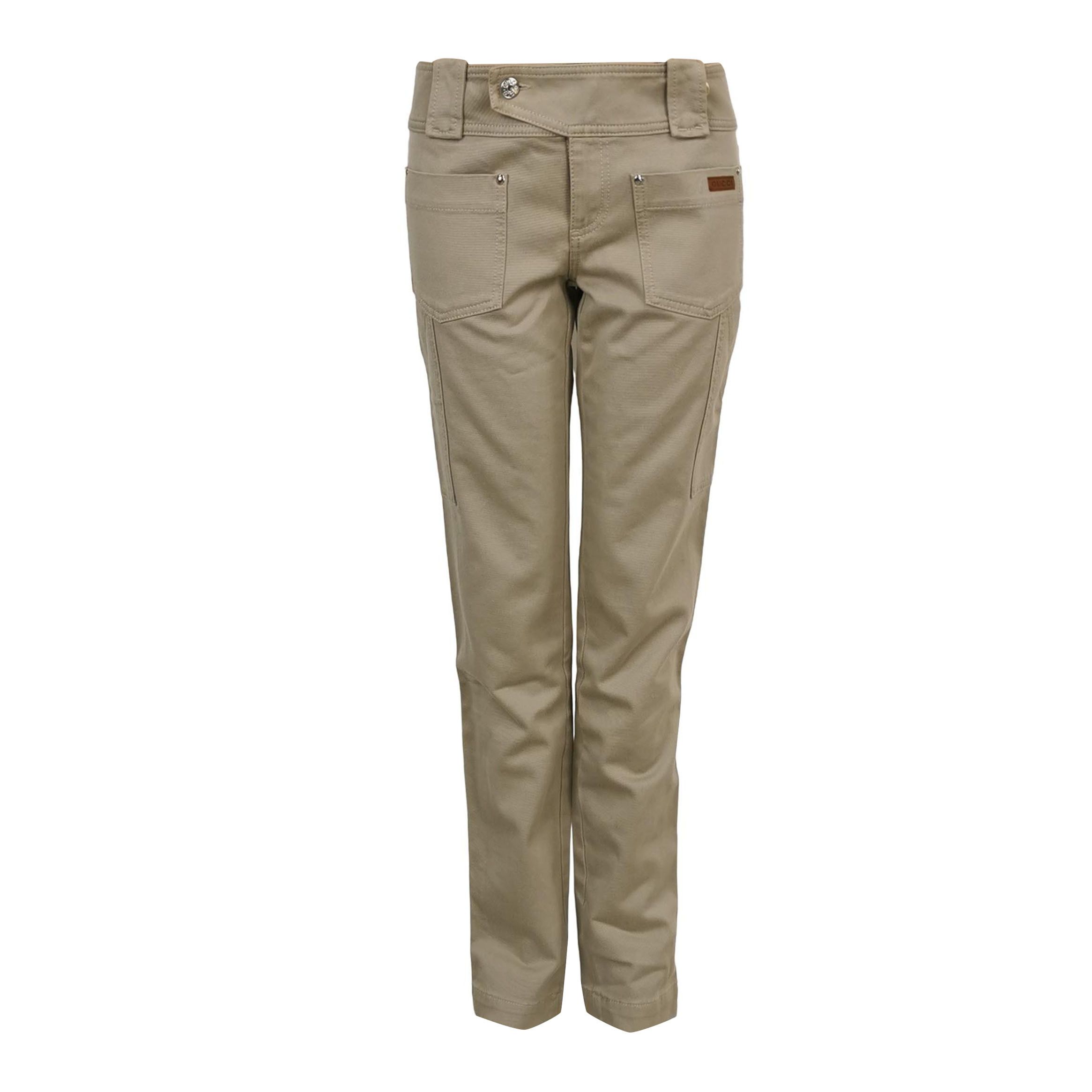 Gucci Gucci Beige Cotton Pants Size 40 Size 27" / US 4 / IT 40 - 1 Thumbnail