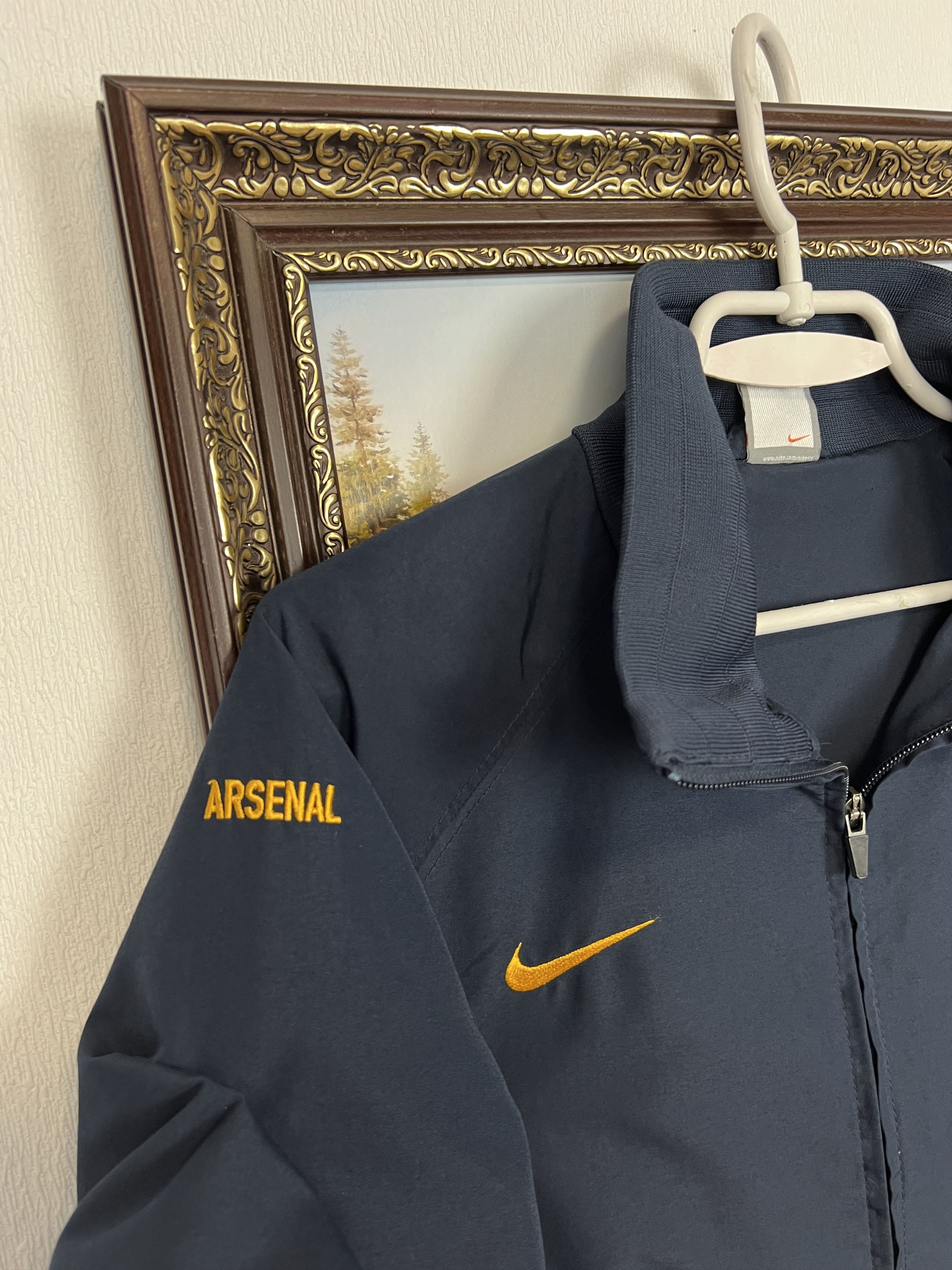 Nike Vintage Nike Arsenal Football Jacket Soccer Track Top Size US L / EU 52-54 / 3 - 4 Thumbnail