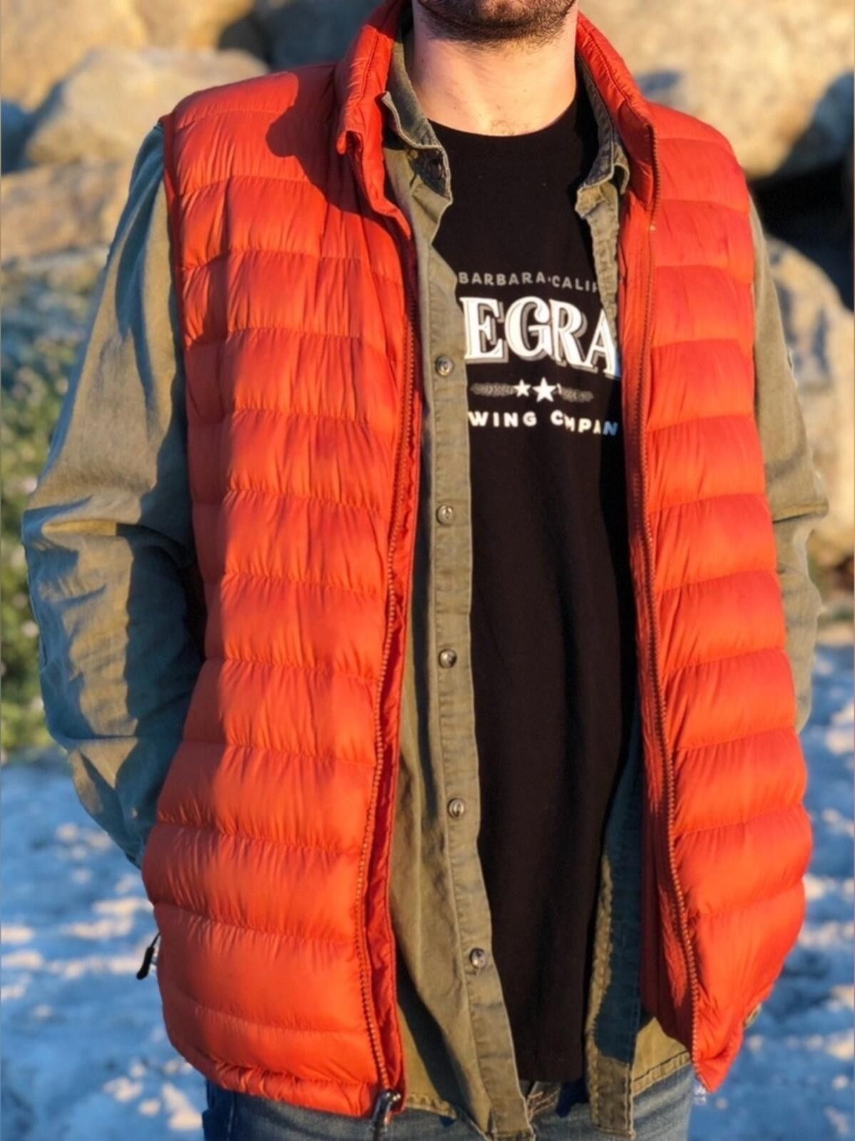 Other 32 Degrees / Men’s Puffer Vest / Orange Size US M / EU 48-50 / 2 - 2 Thumbnail