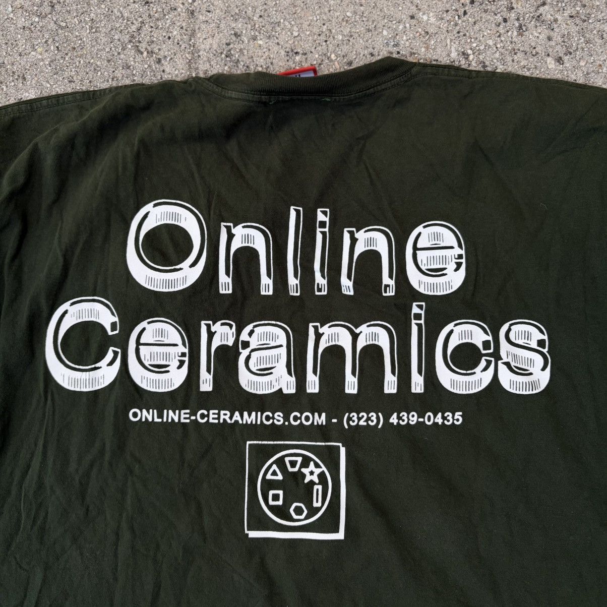Online Ceramics Online Ceramics Tulips Pocket Long Sleeve Green Rare Sz XXL Size US XXL / EU 58 / 5 - 4 Thumbnail