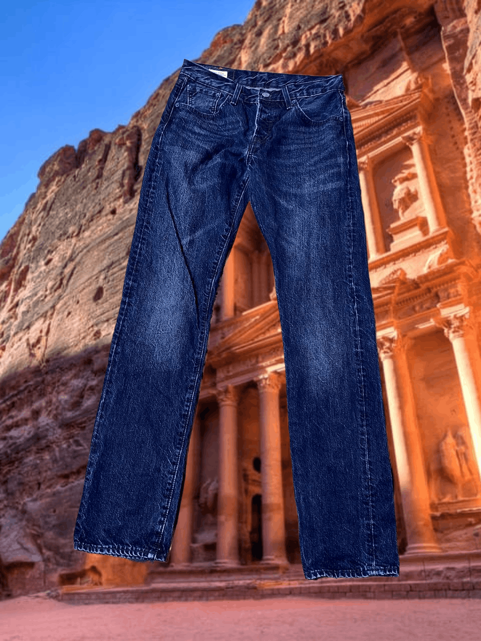 Levi's Vintage Levi's 501 ST blue jeans Y2K W29 streetwear Size US 29 - 1 Thumbnail