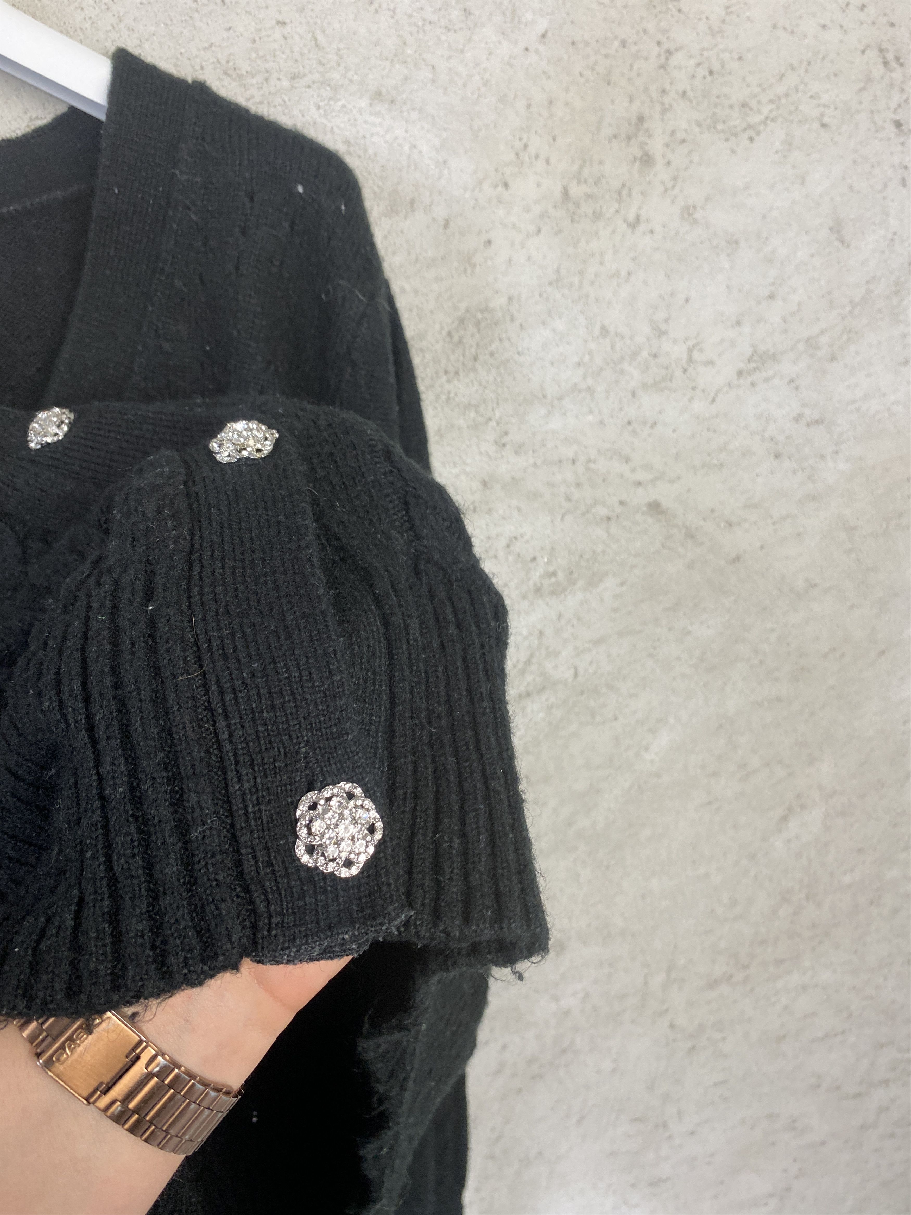 Diesel Diesel rhinestones sweater cardigan knitwear Size M / US 6-8 / IT 42-44 - 4 Thumbnail