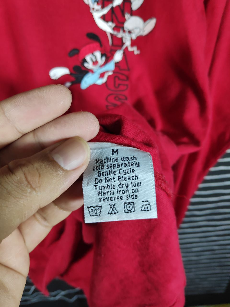 Cartoon Network × Vintage × Warner Bros 90s Animaniacs Pinky & The Brain Looney Tunes Cartoon Tee M Size US M / EU 48-50 / 2 - 7 Thumbnail