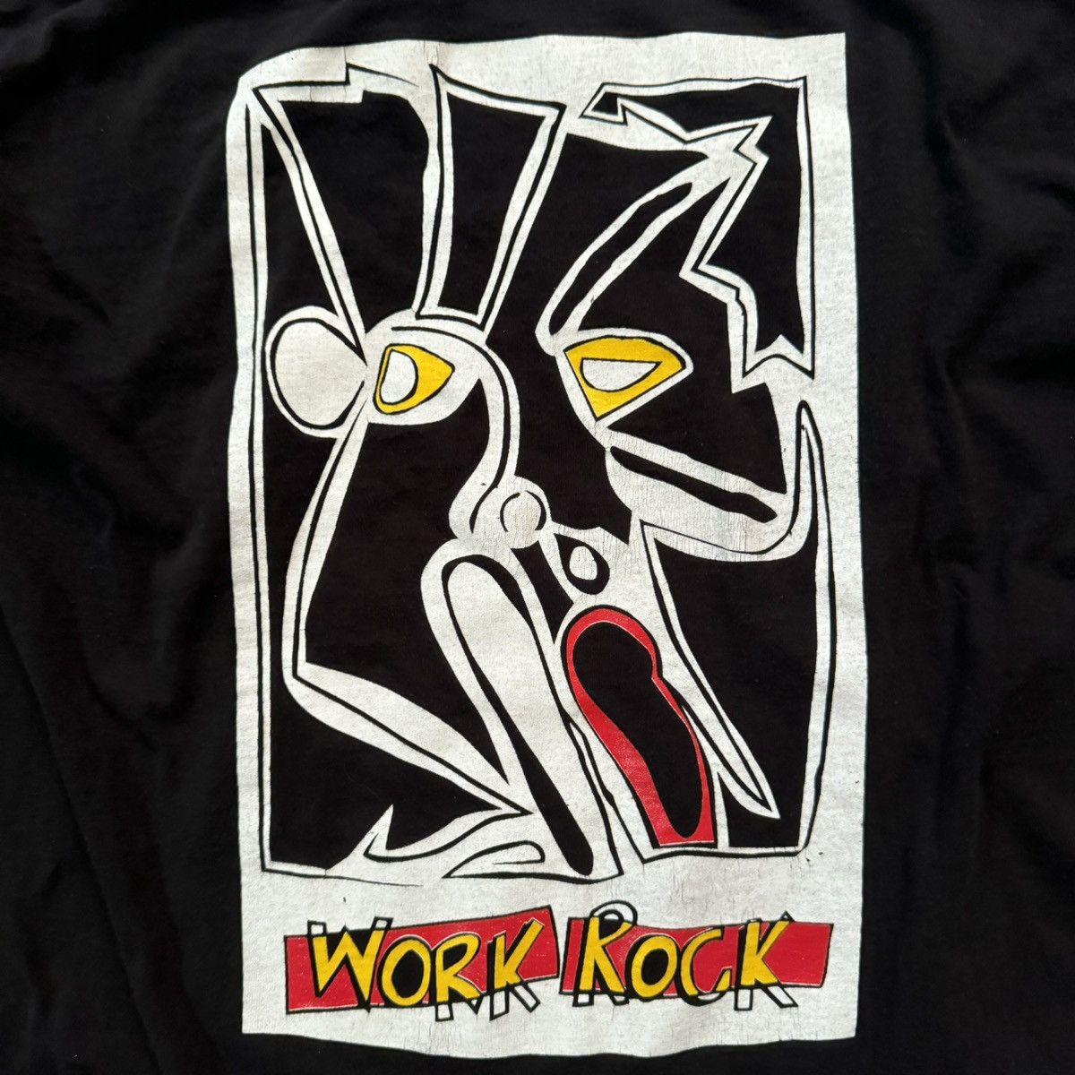 Band Tees × JNCO × Stussy Vintage 90s Black Work Rock Band Graphic Tee Fits M Size US M / EU 48-50 / 2 - 4 Thumbnail