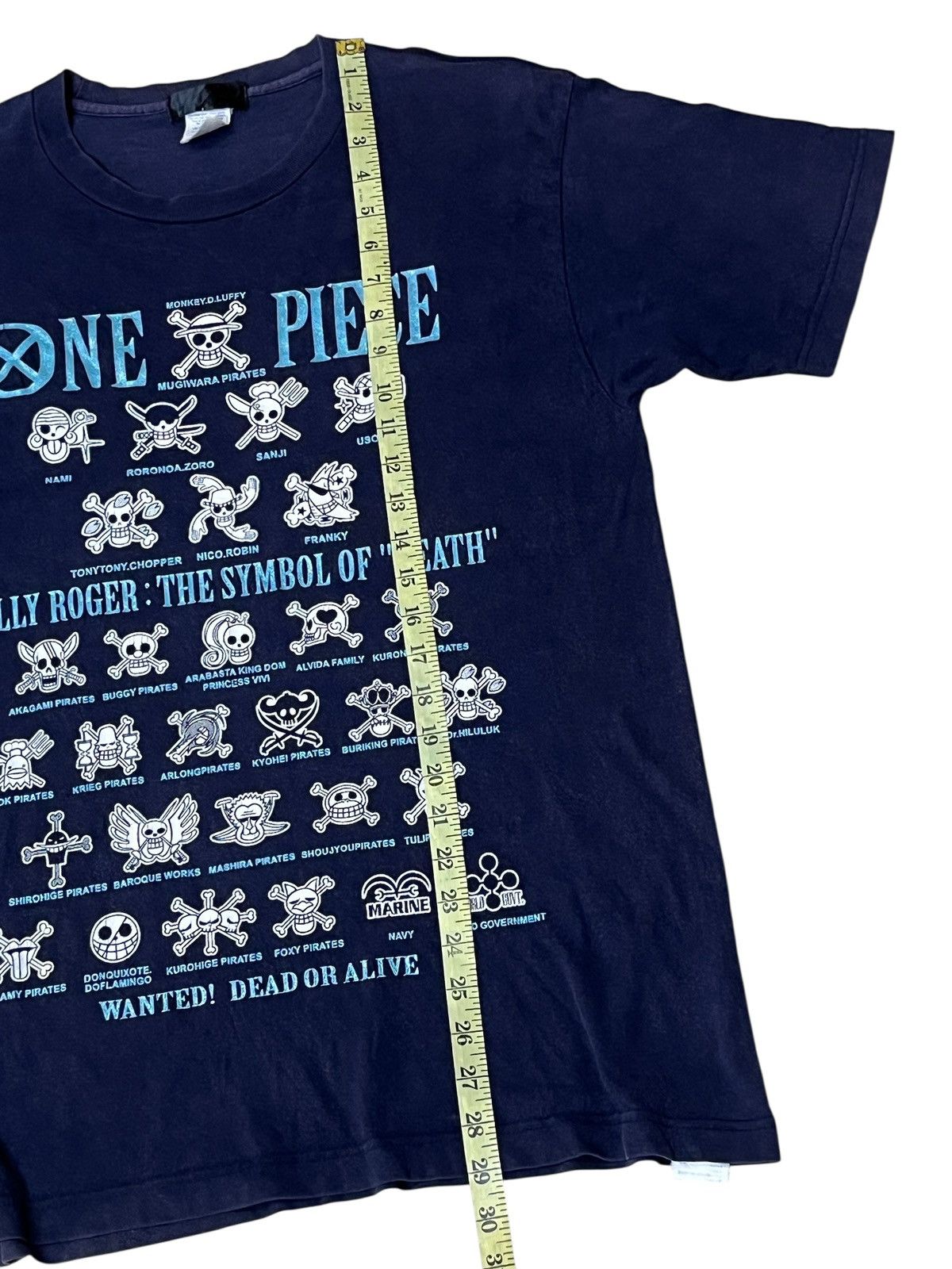 One Piece Vintage y2k ONE PIECE the symbol of death tee shirts Size US M / EU 48-50 / 2 - 11 Thumbnail
