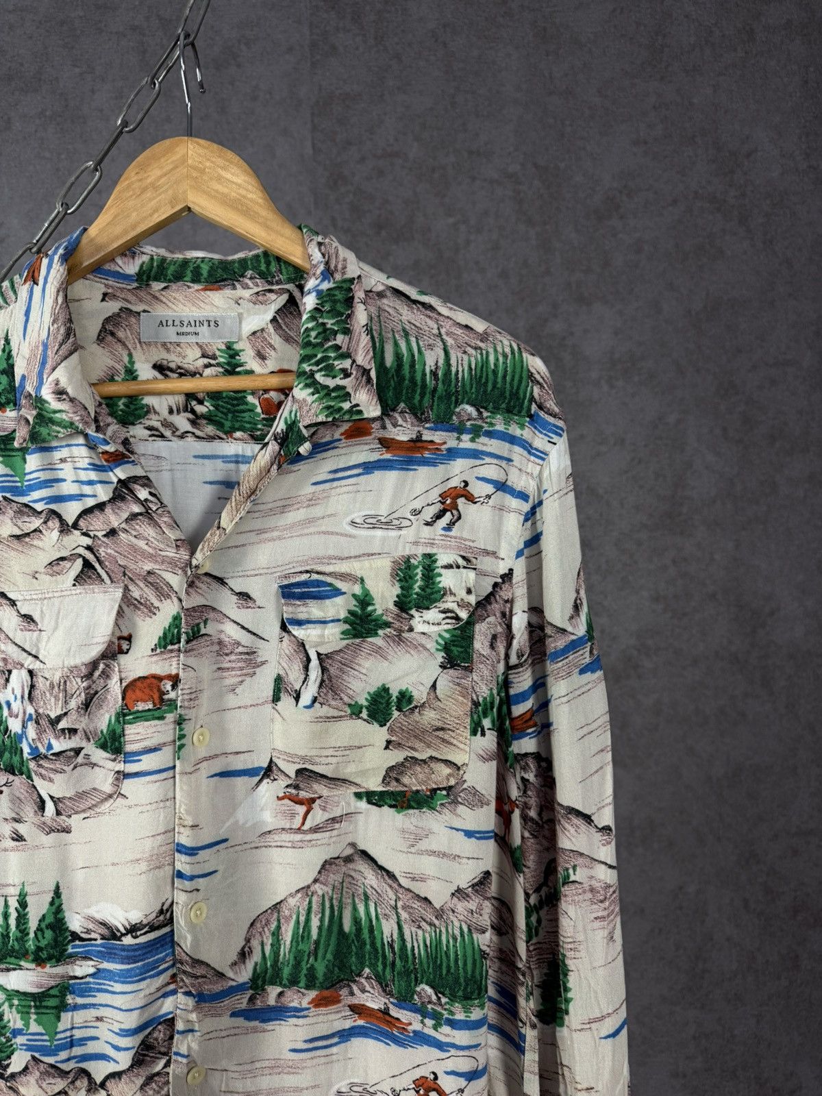 Allsaints Allsaints art designer crazy shirt Size US M / EU 48-50 / 2 - 2 Thumbnail